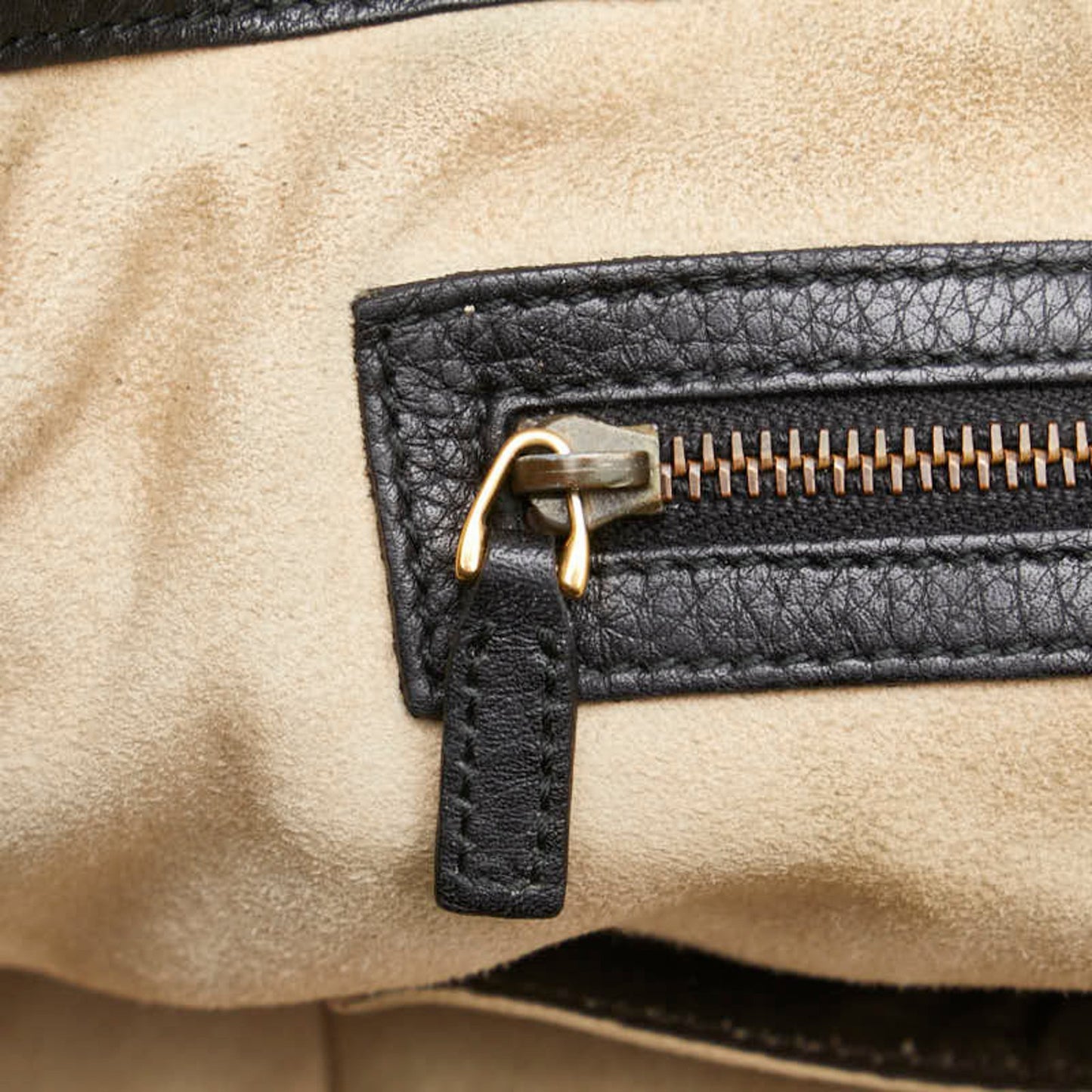 Gucci Double G, Black, Leather, handbag