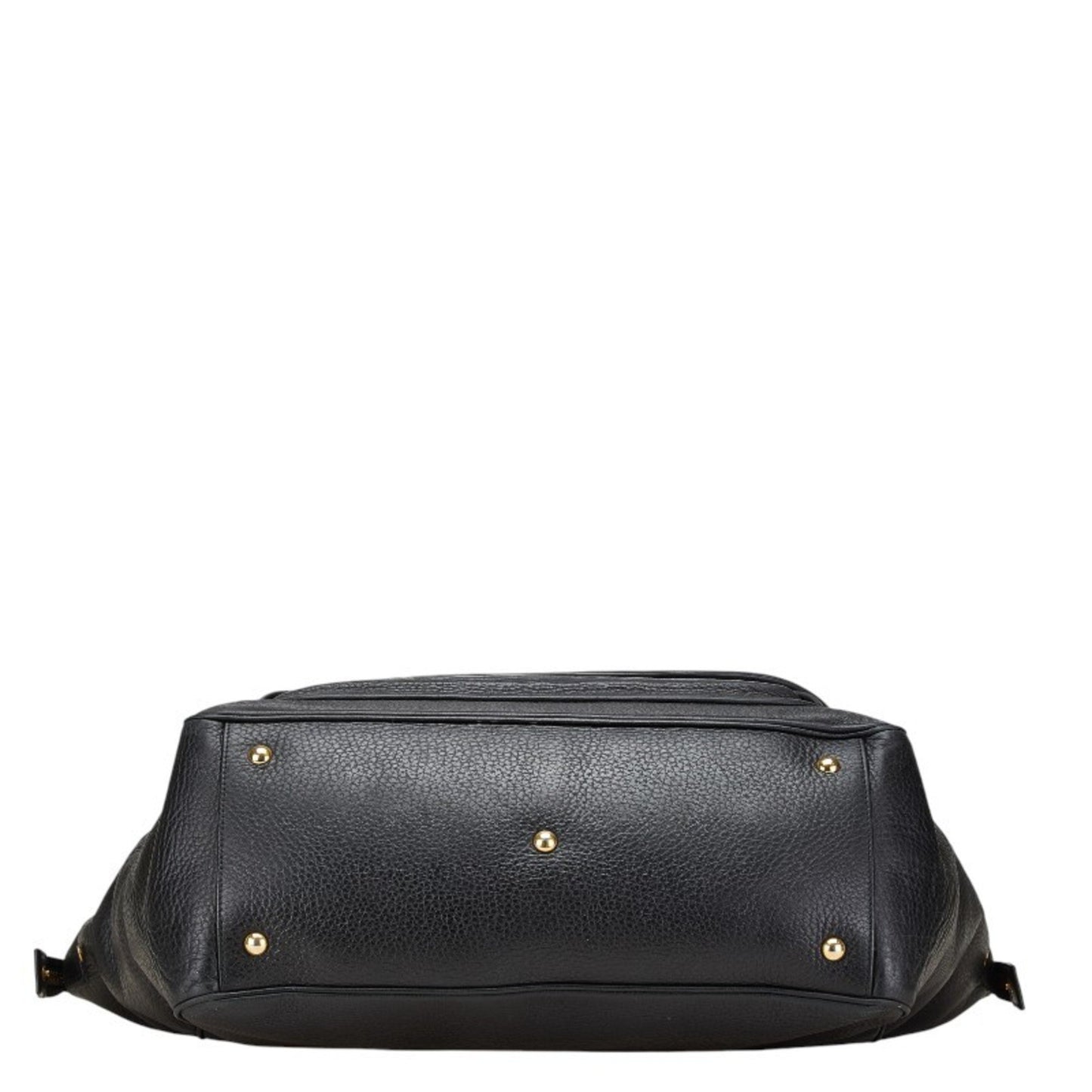 Gucci Double G, Black, Leather, handbag