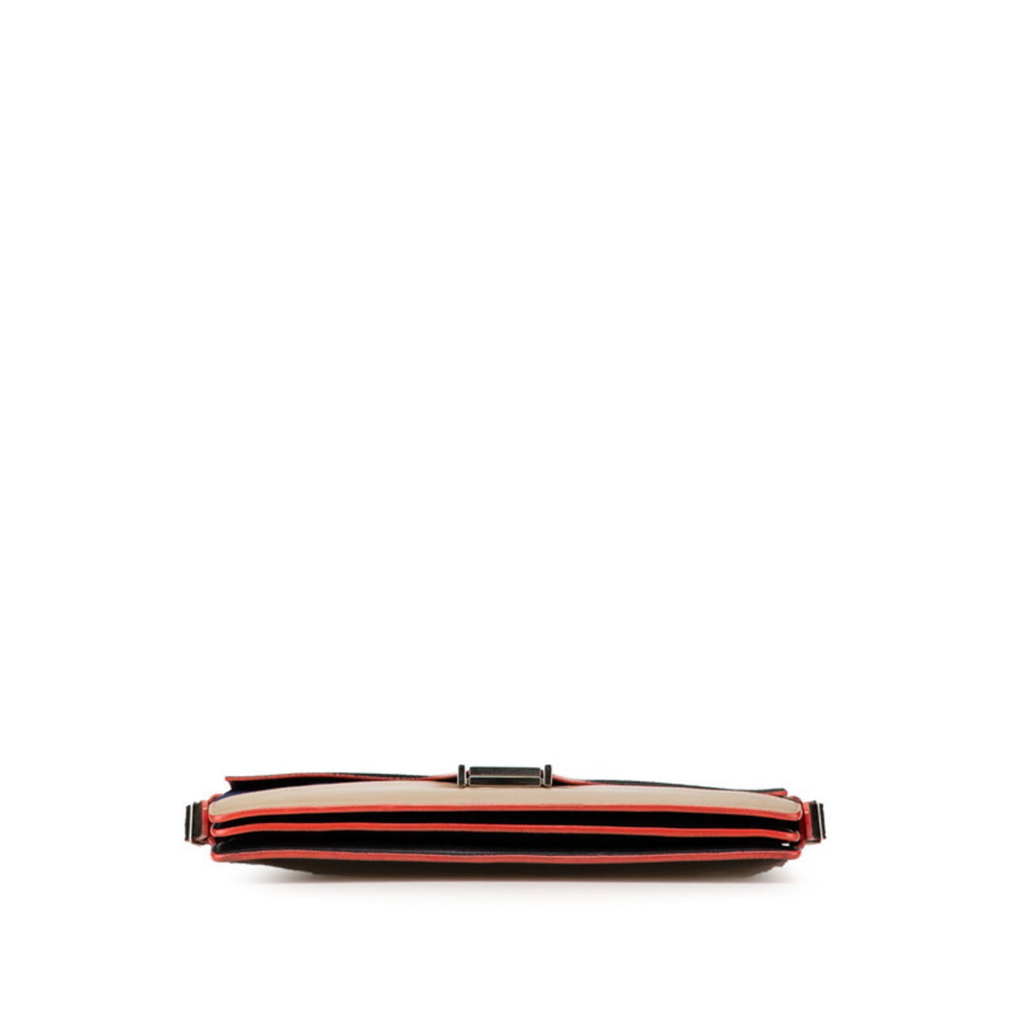 Céline Diamond Clutch, Black, Leather, clutch