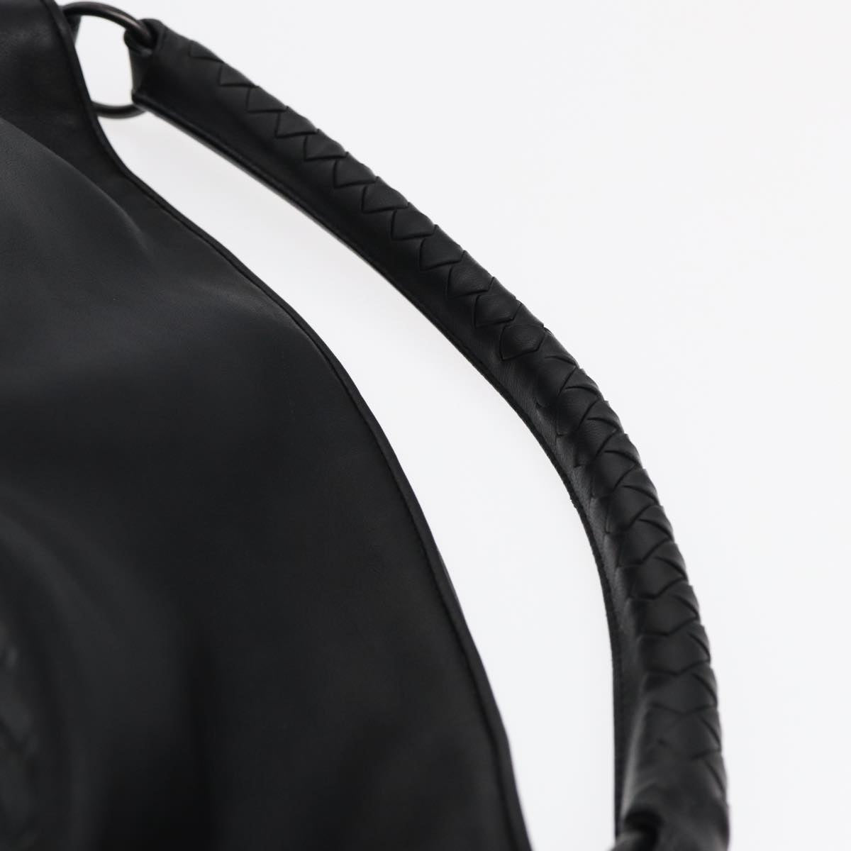 Bottega Veneta Intrecciato, Black, Leather, shoulder