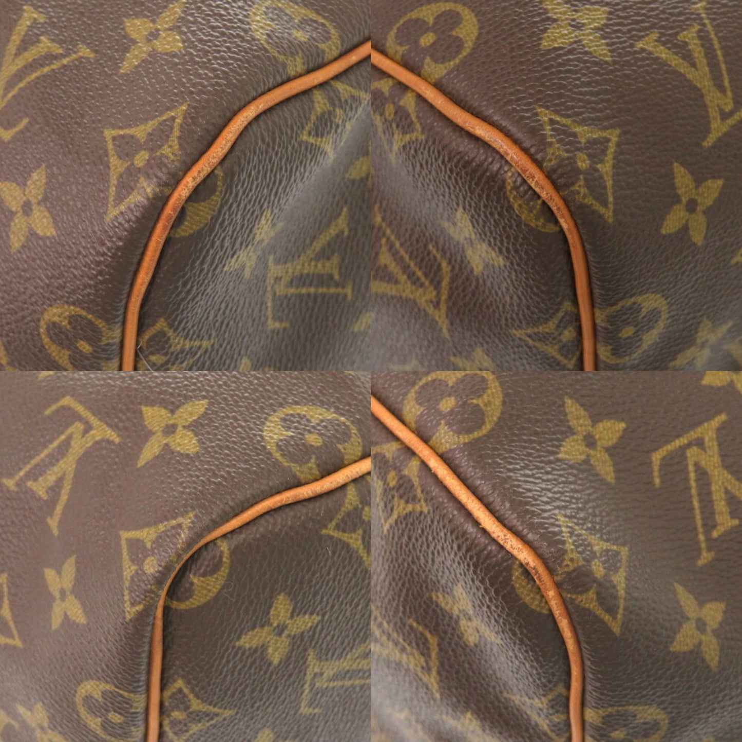 Louis Vuitton Keepall 55, Brown, Canvas, travel
