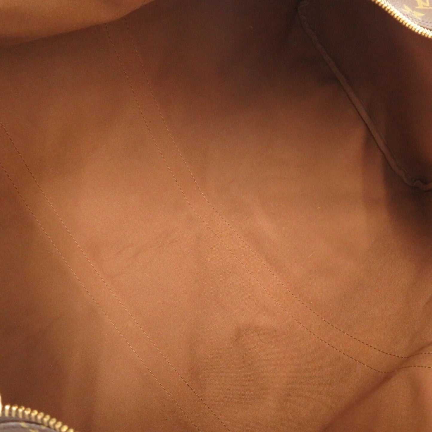 Louis Vuitton Keepall 55, Brown, Canvas, travel