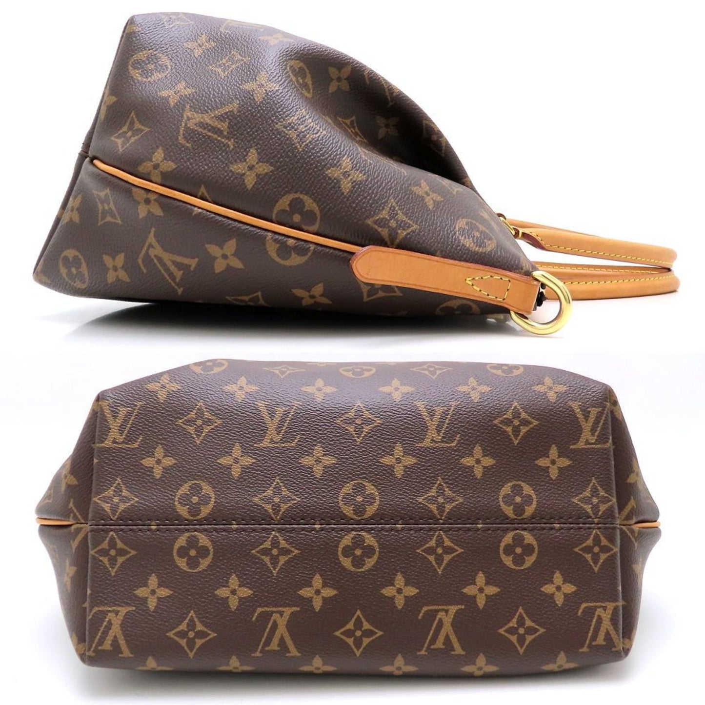 Louis Vuitton Turenne MM, Brown, Canvas, handbag