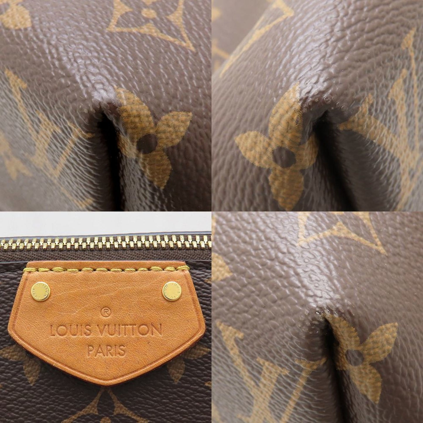 Louis Vuitton Turenne MM, Brown, Canvas, handbag