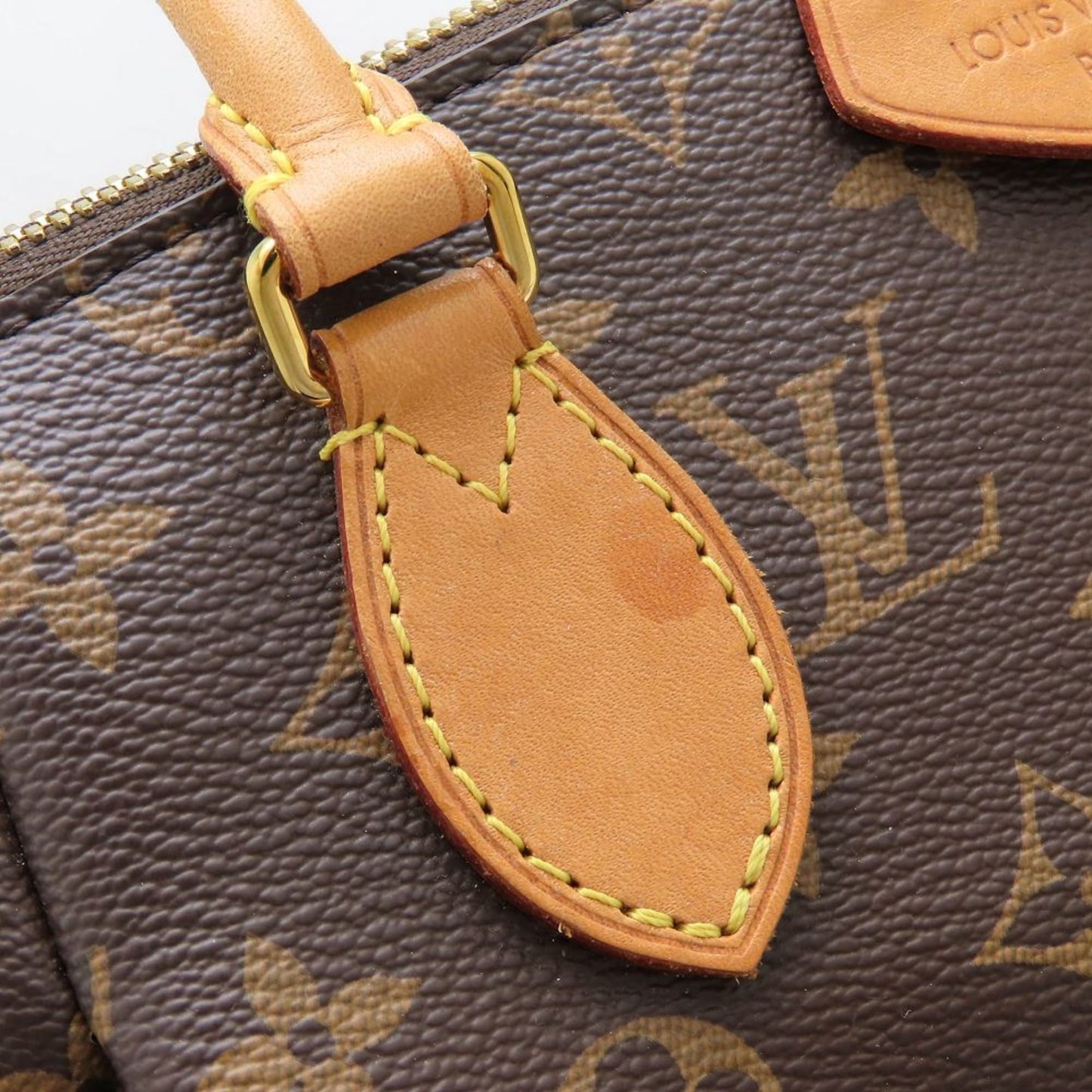 Louis Vuitton Turenne MM, Brown, Canvas, handbag