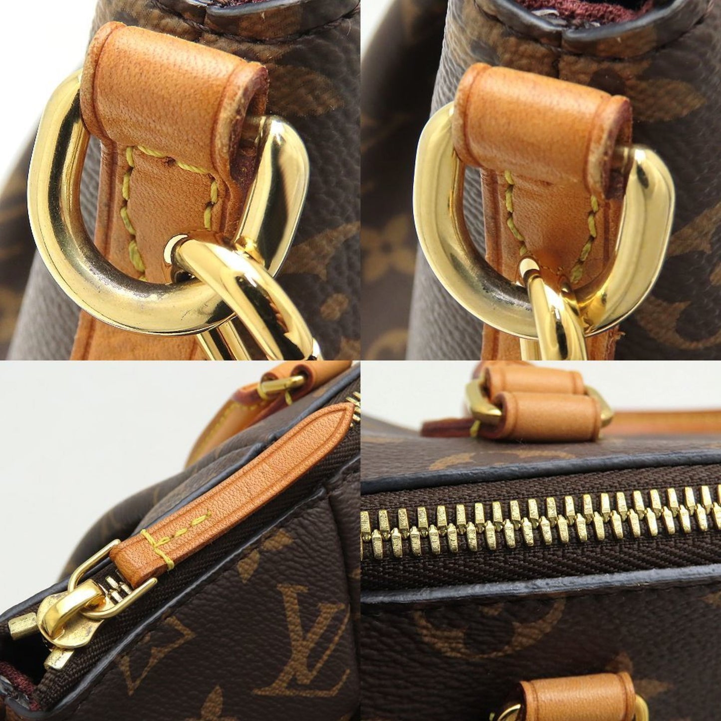 Louis Vuitton Turenne MM, Brown, Canvas, handbag