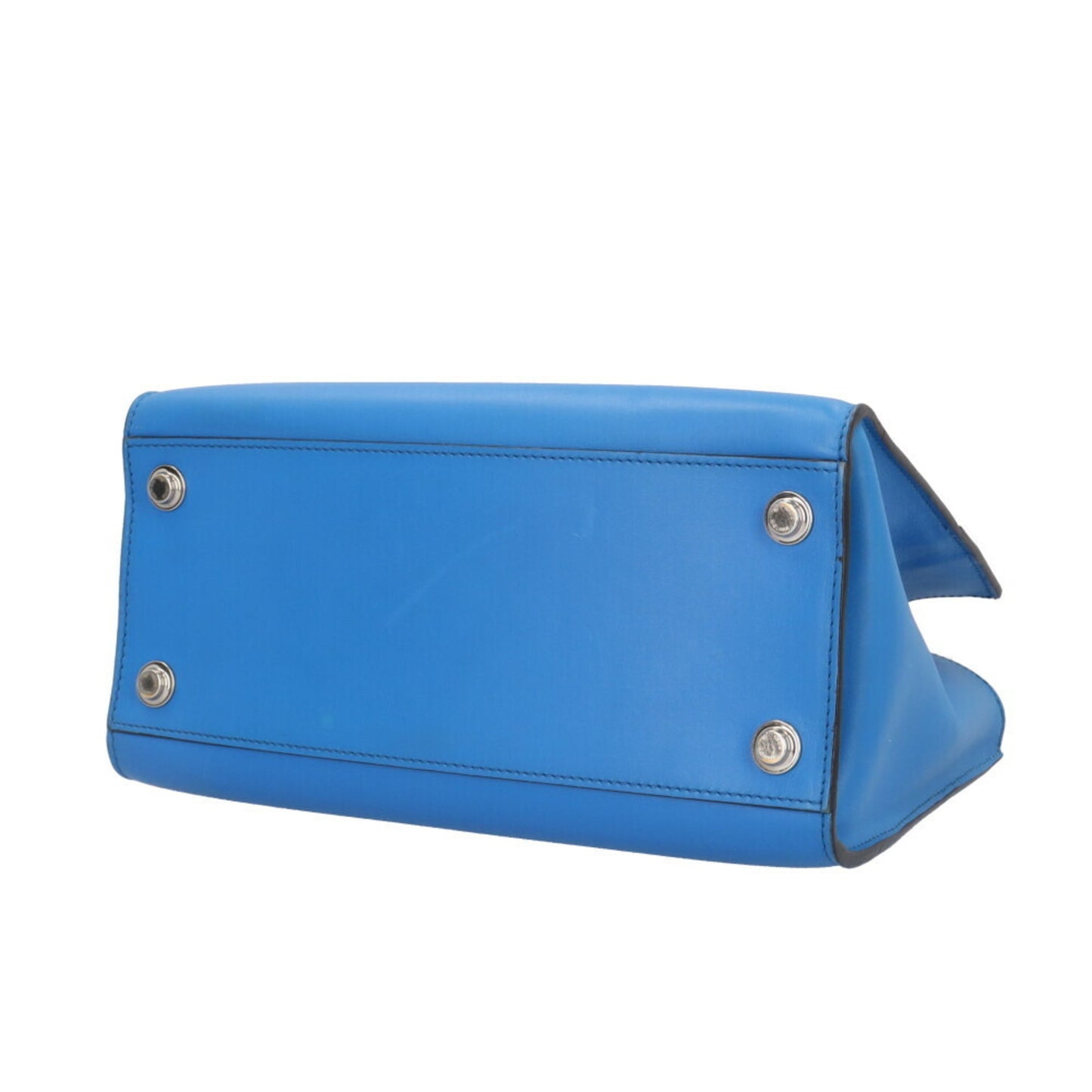 Louis Vuitton City steamer, Blue, Leather, handbag