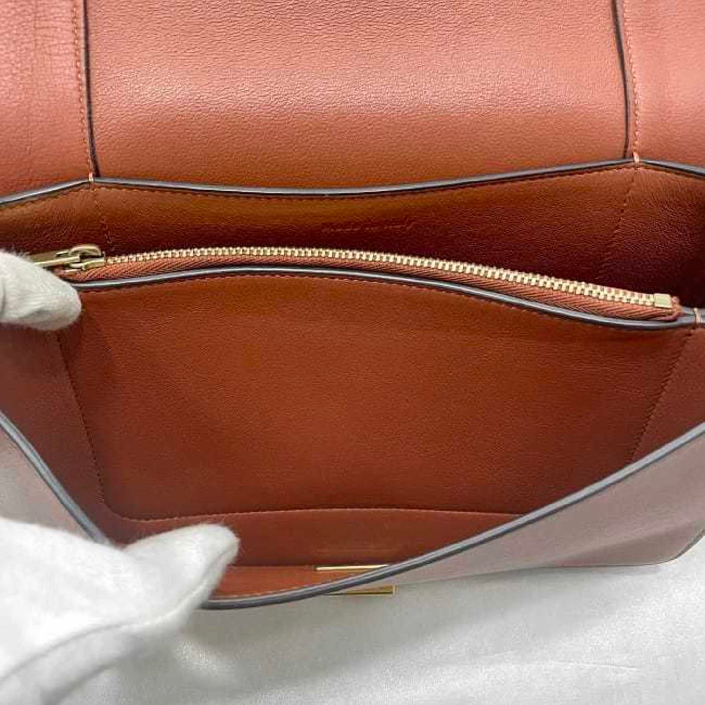 Céline Frame, Blue, Leather, shoulder