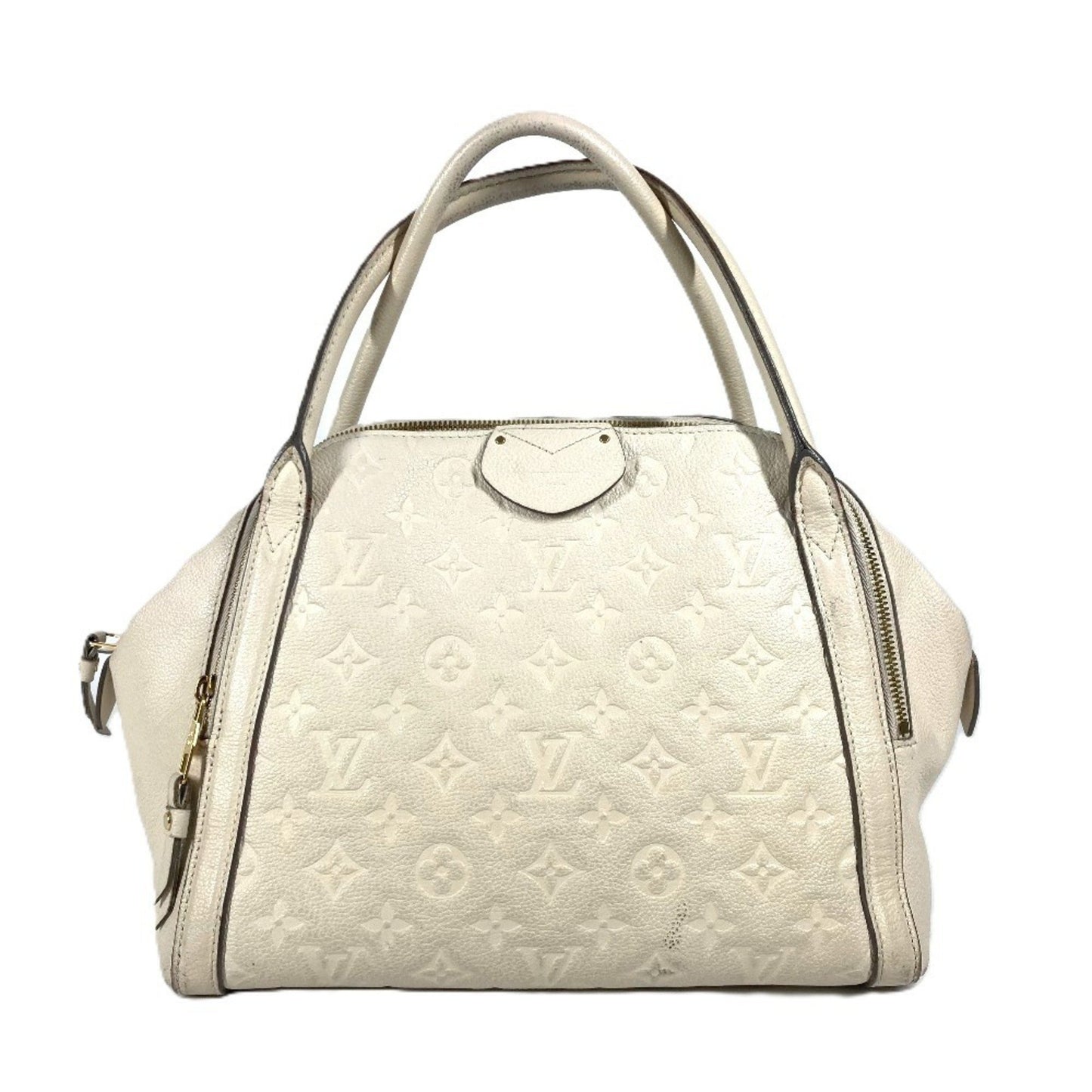 Louis Vuitton Marais, White, Leather, handbag