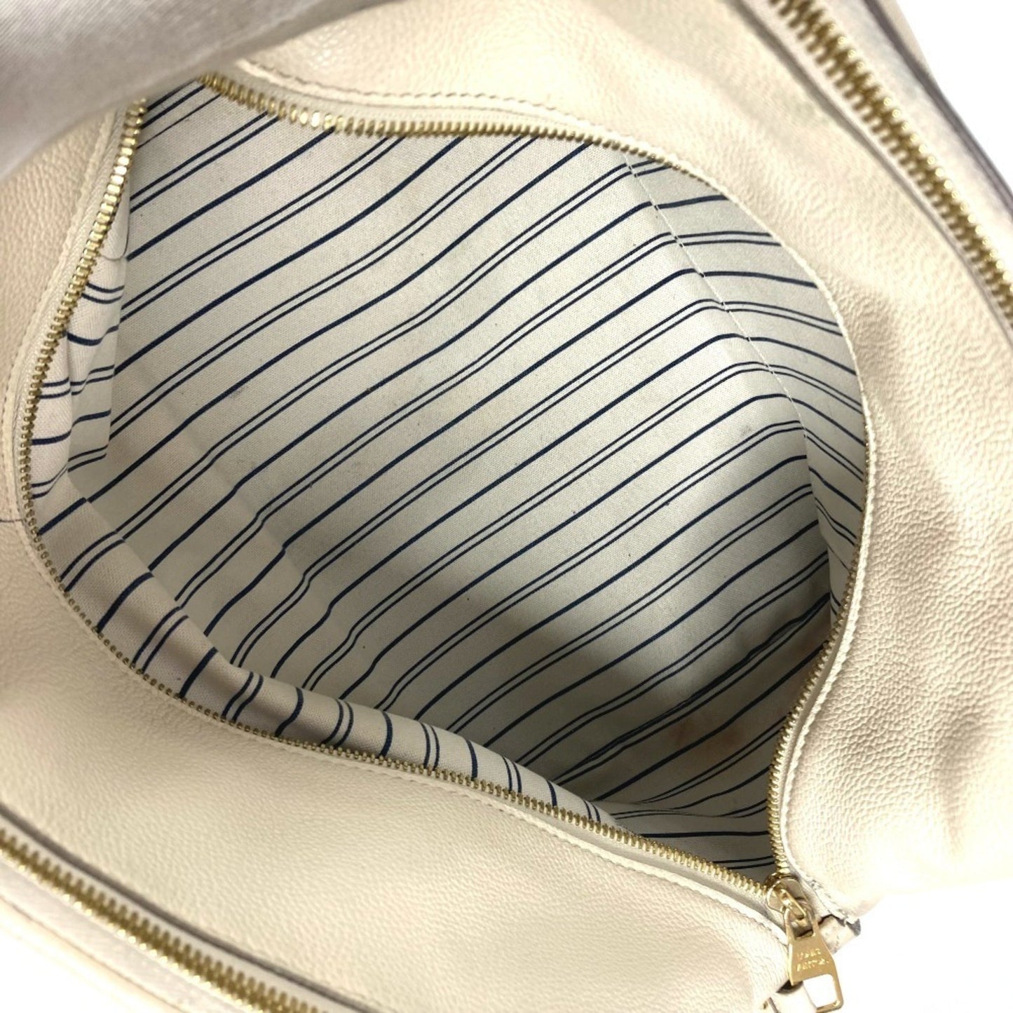 Louis Vuitton Marais, White, Leather, handbag