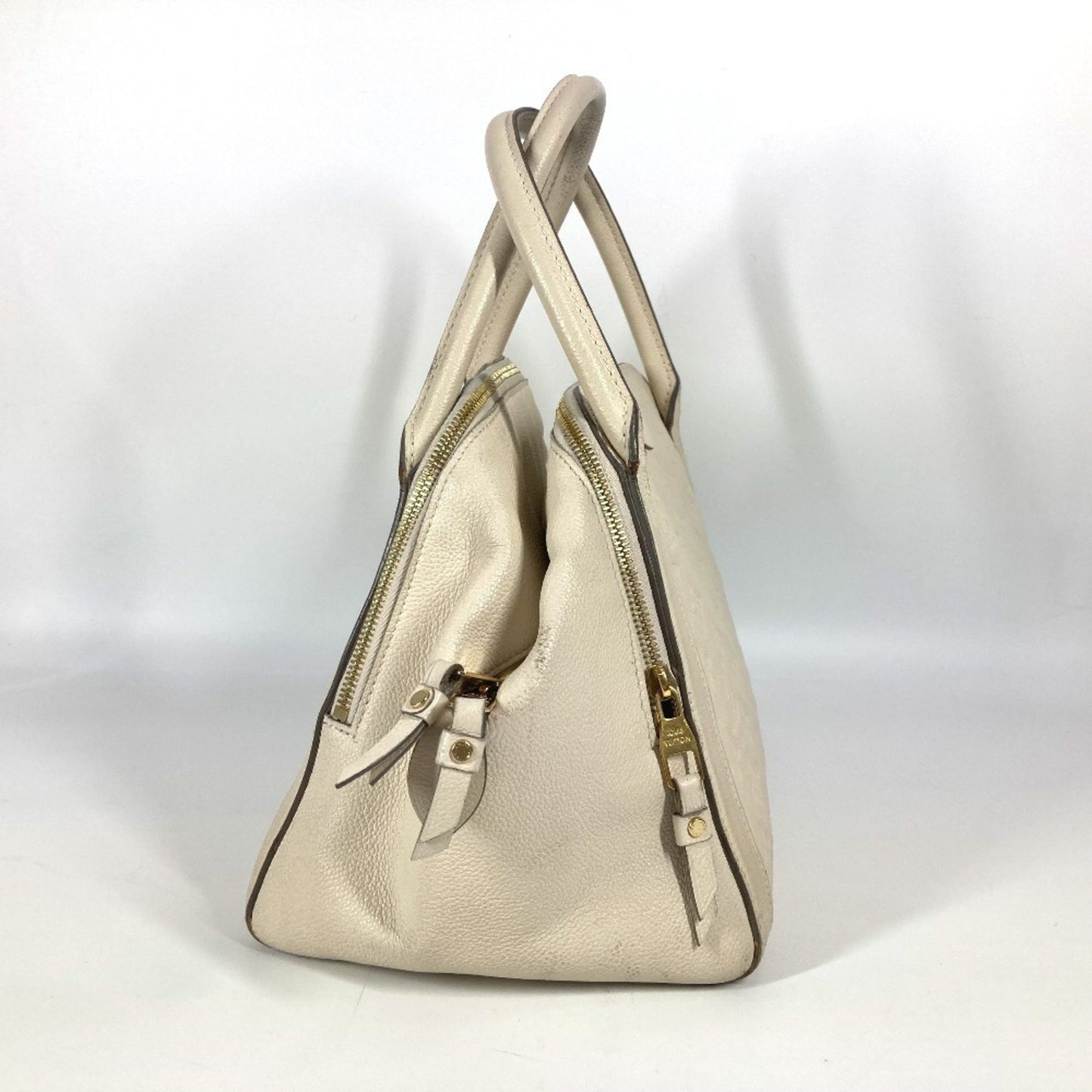 Louis Vuitton Marais, White, Leather, handbag