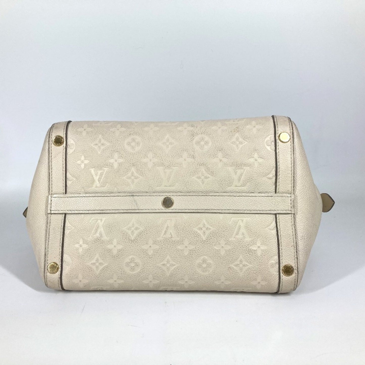 Louis Vuitton Marais, White, Leather, handbag