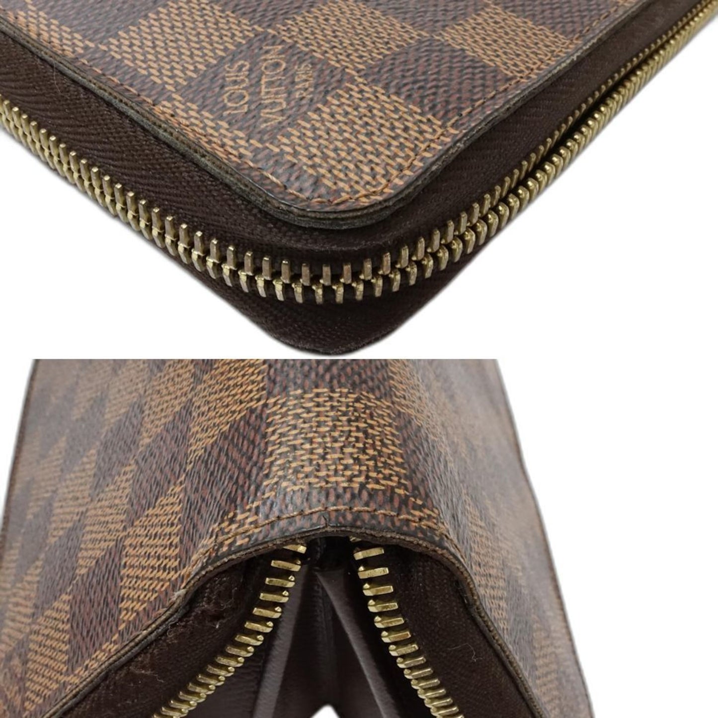 Louis Vuitton Zippy wallet, Brown, Canvas, wallet