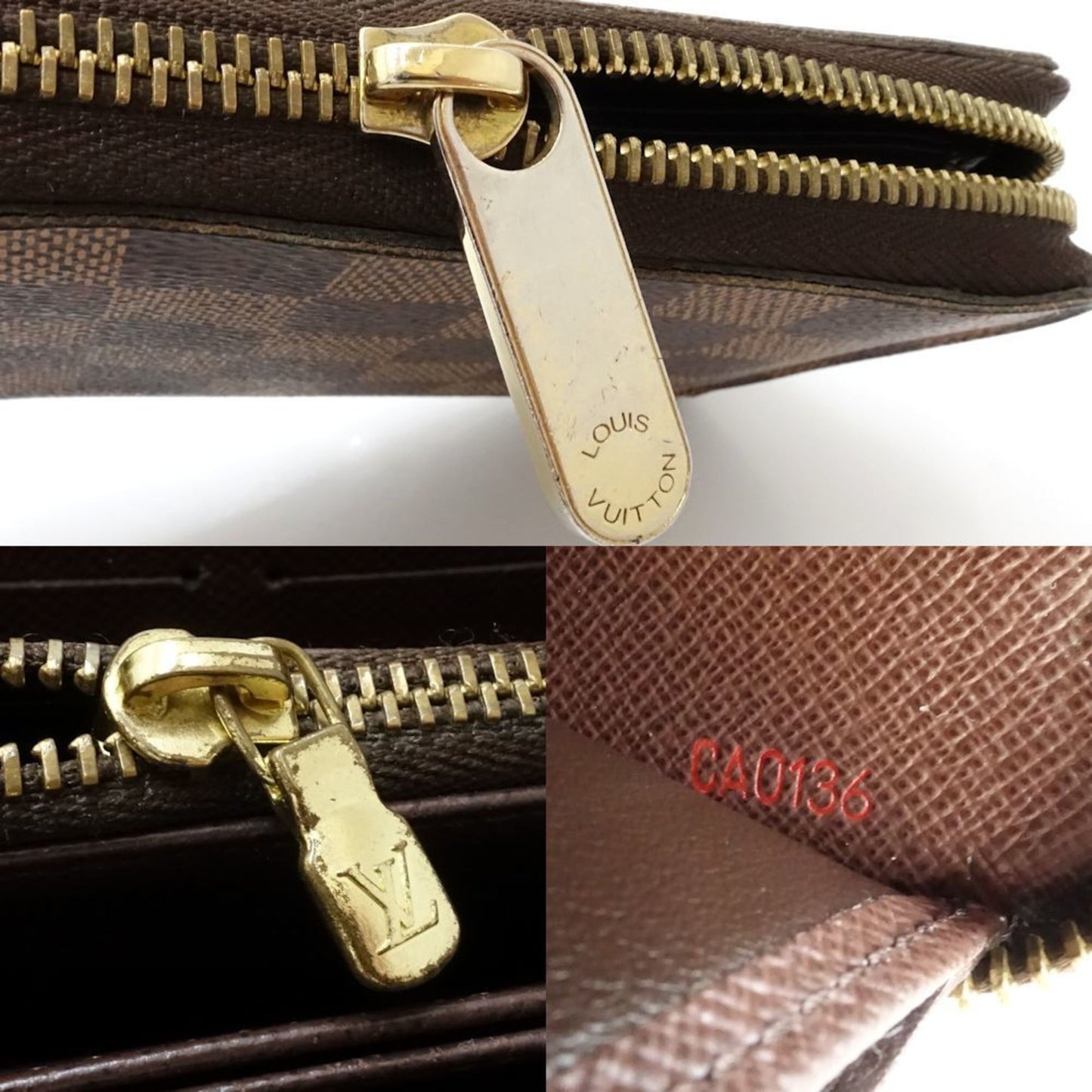 Louis Vuitton Zippy wallet, Brown, Canvas, wallet