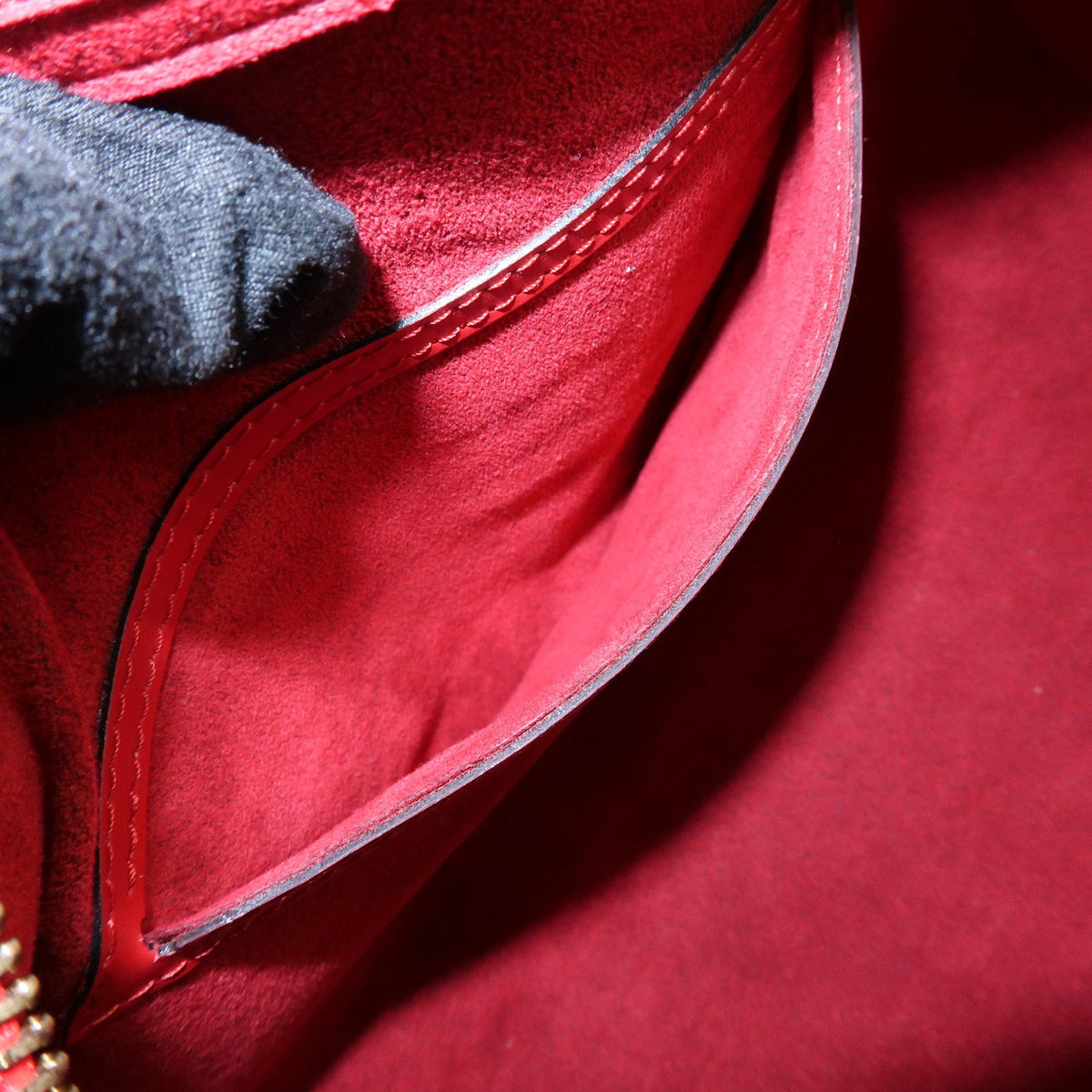 Louis Vuitton Soufflot Epi Leather, Red, Leather, Tote Bag