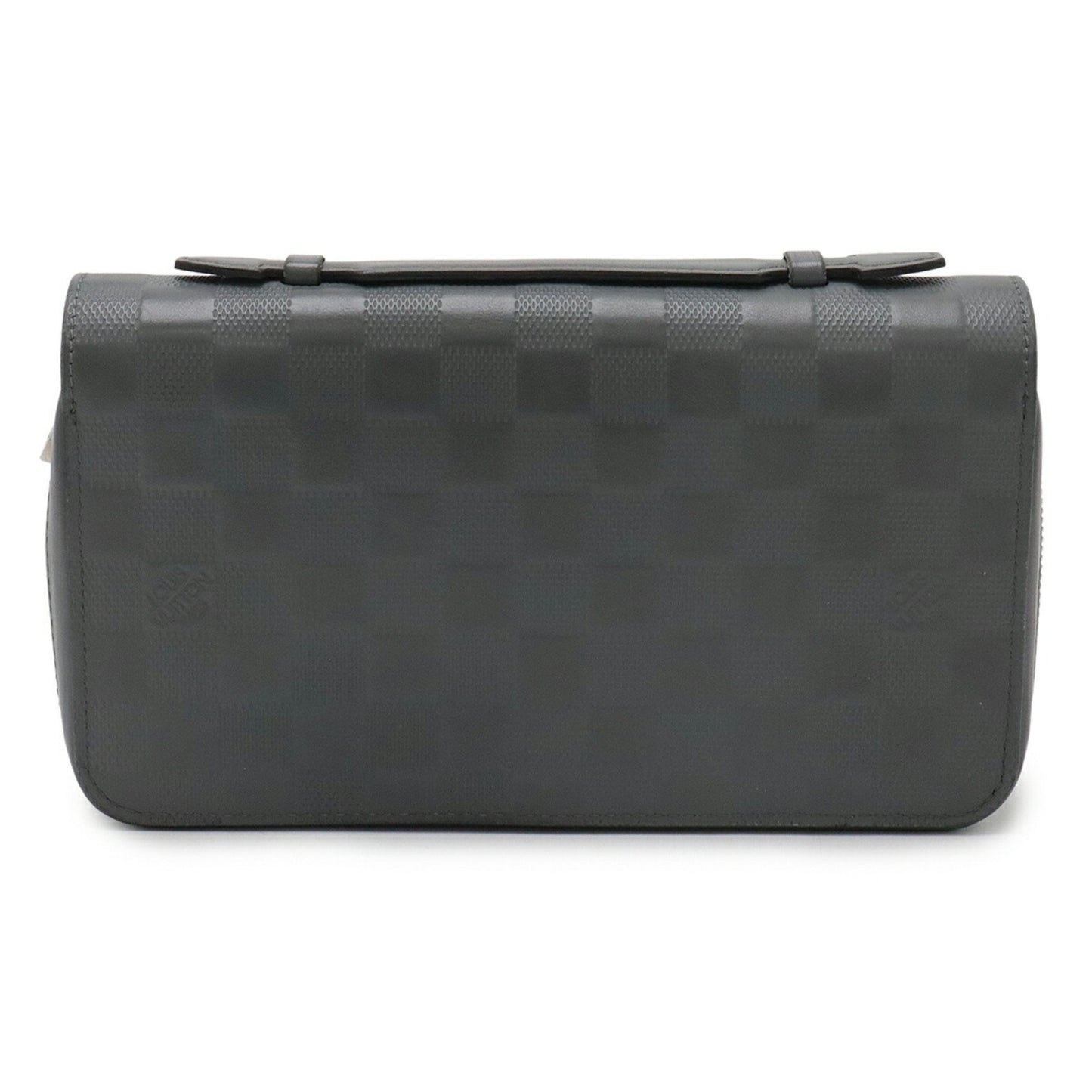 Louis Vuitton Zippy XL, Grey, Canvas, wallet
