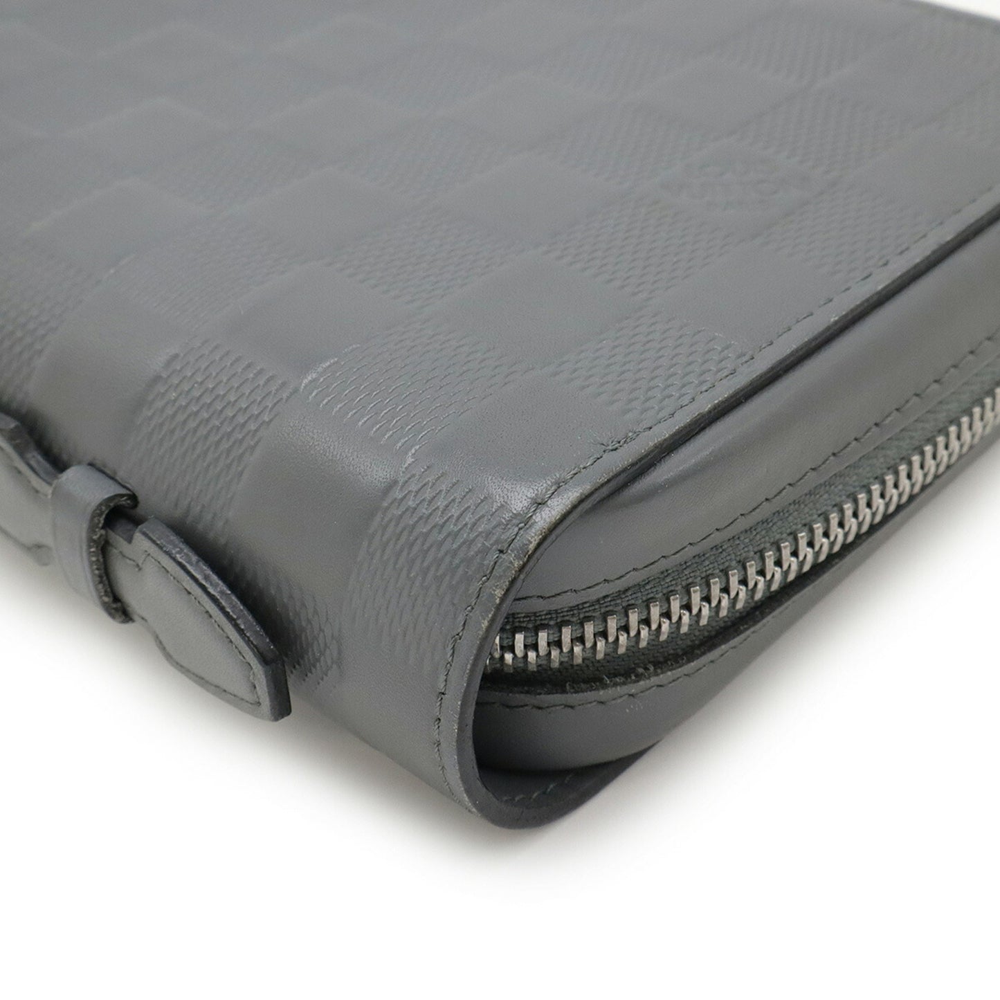 Louis Vuitton Zippy XL, Grey, Canvas, wallet