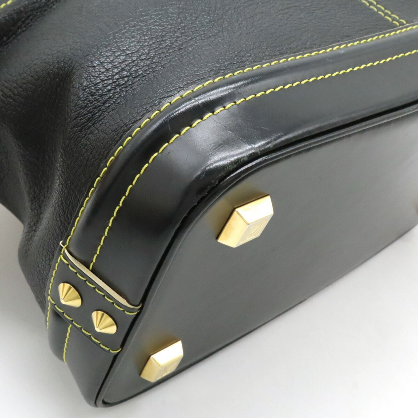 Louis Vuitton Lockit, Black, Leather, handbag