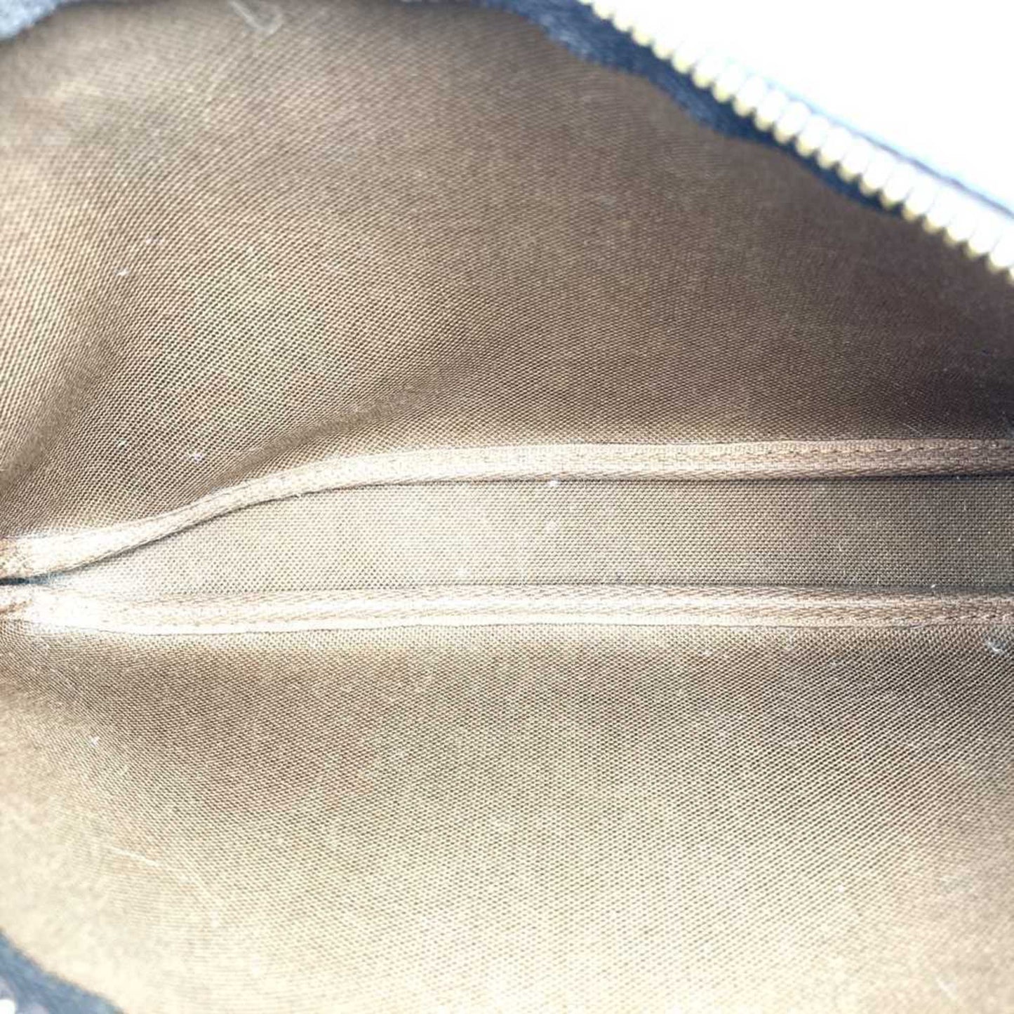 Louis Vuitton Pochette Accessoire, Brown, Canvas, clutch