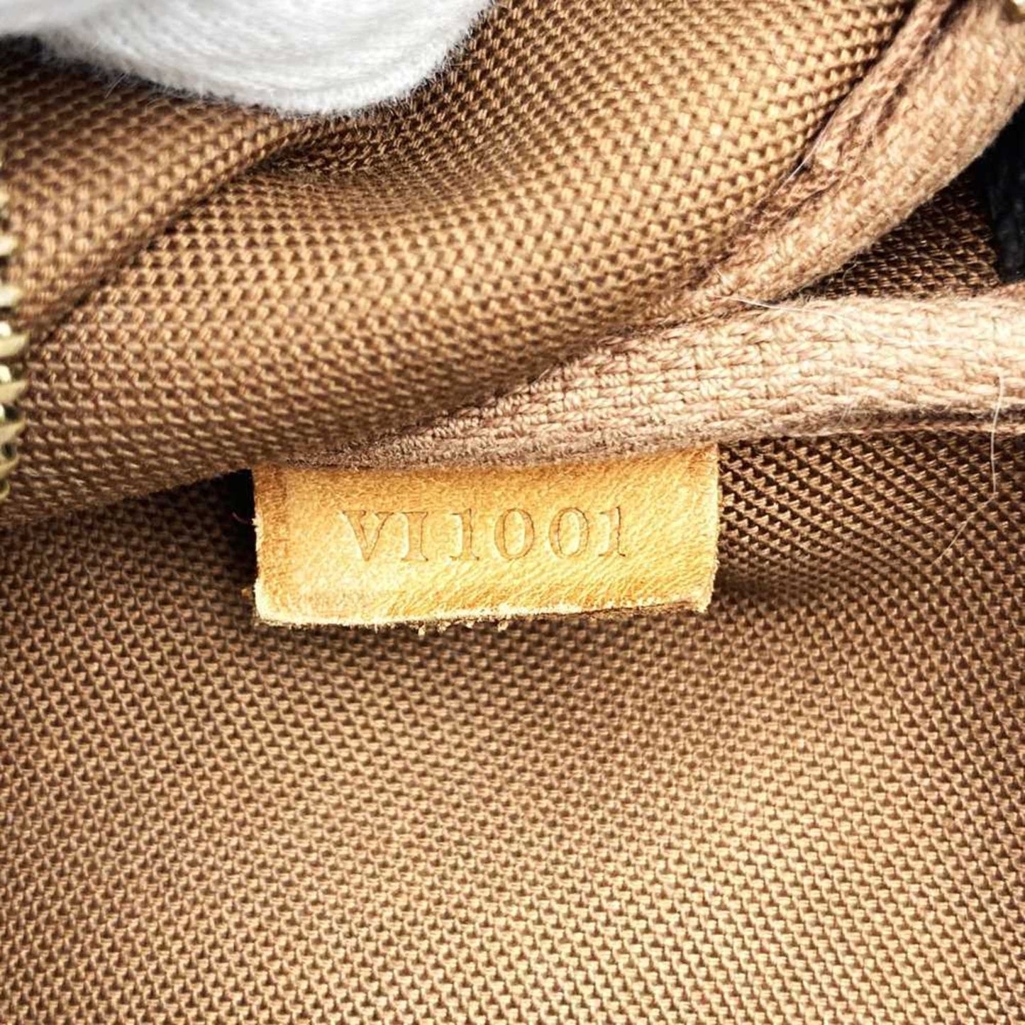 Louis Vuitton Pochette Accessoire, Brown, Canvas, clutch