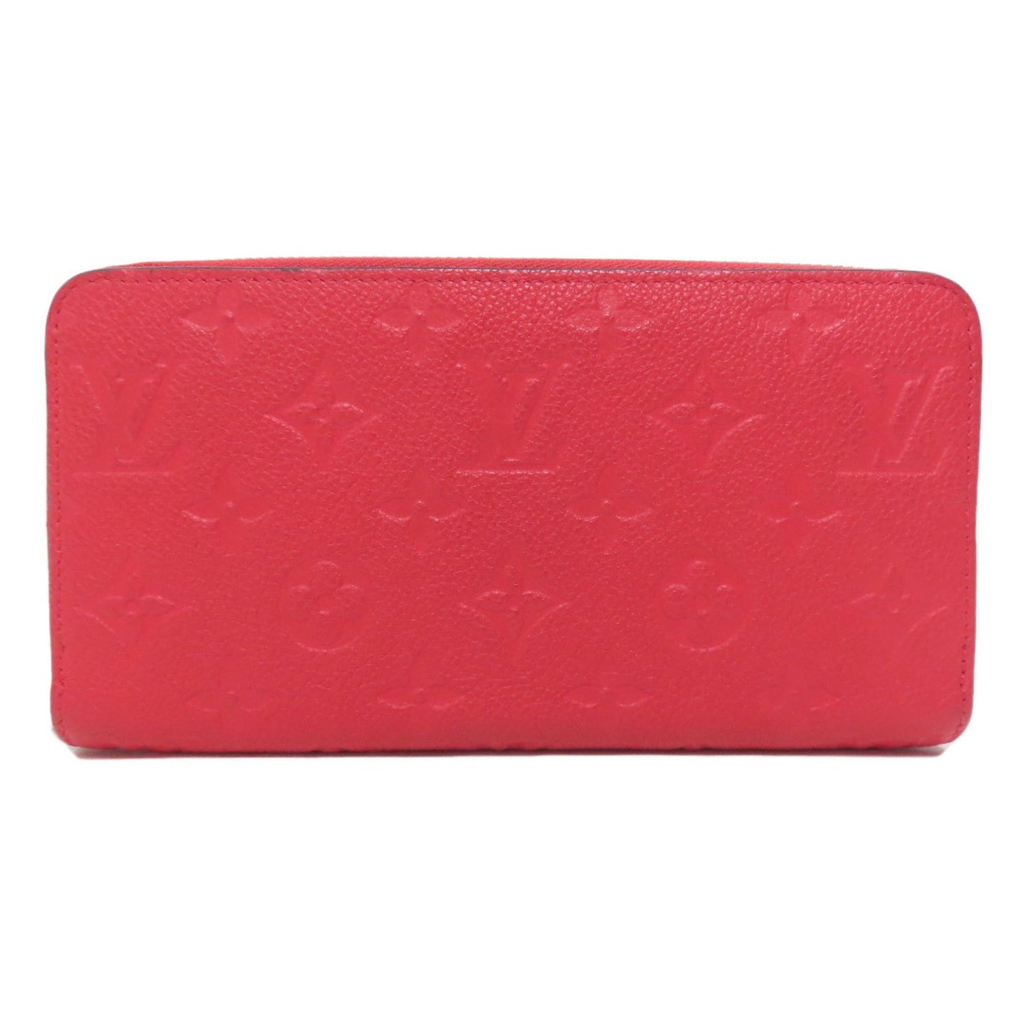 Louis Vuitton Zippy wallet, Red, Leather, wallet