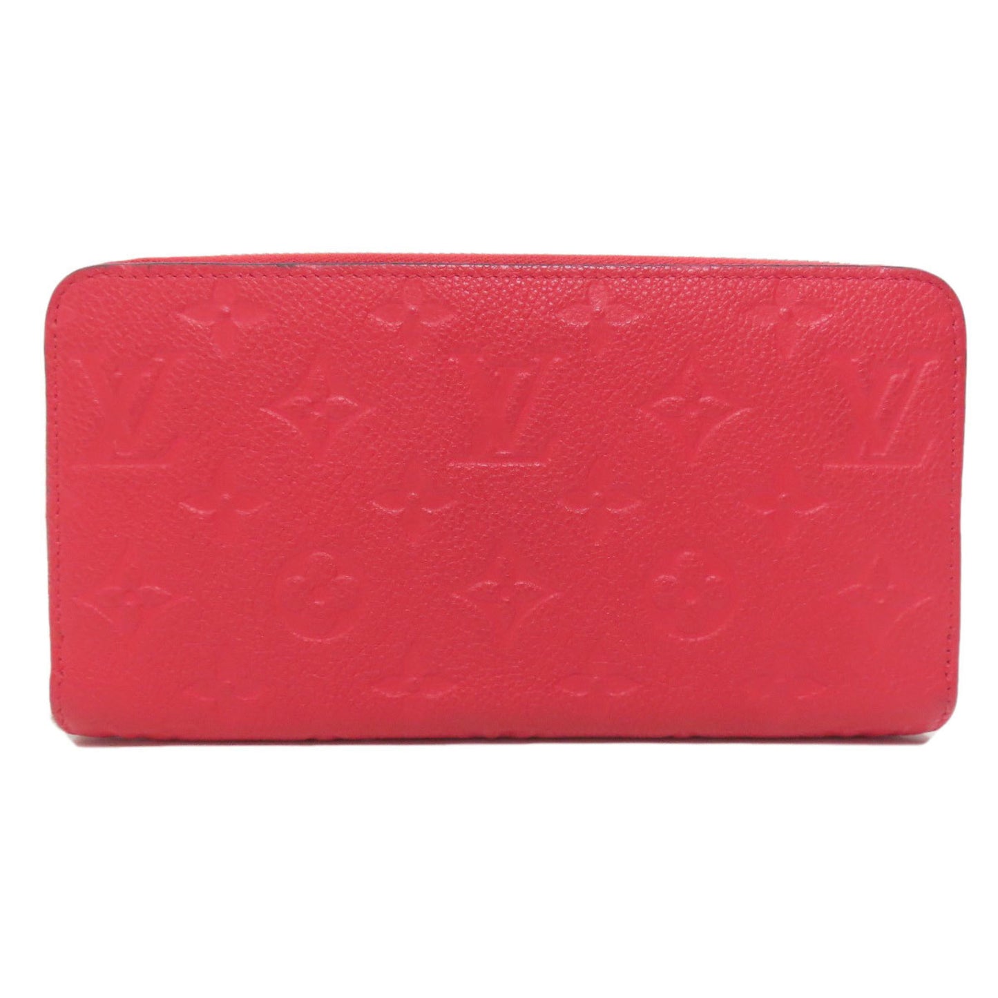 Louis Vuitton Zippy wallet, Red, Leather, wallet