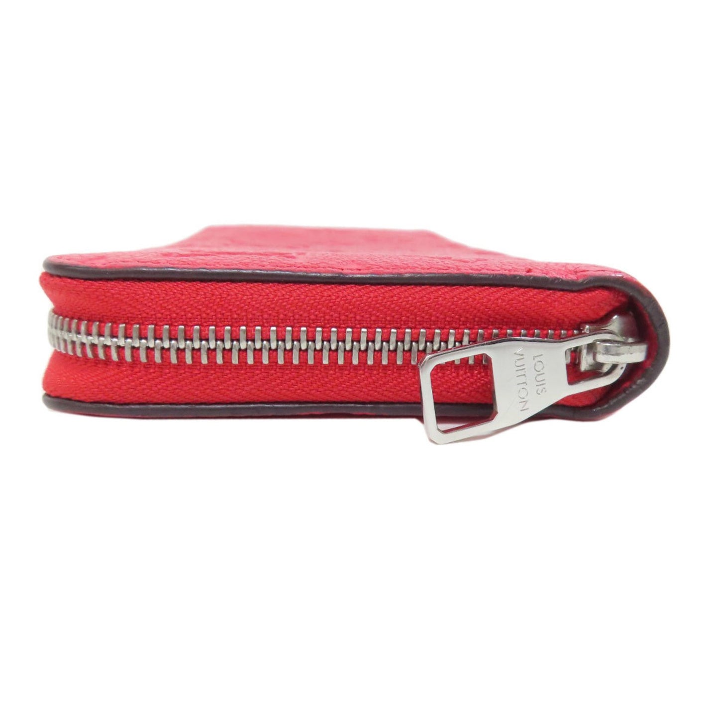 Louis Vuitton Zippy wallet, Red, Leather, wallet