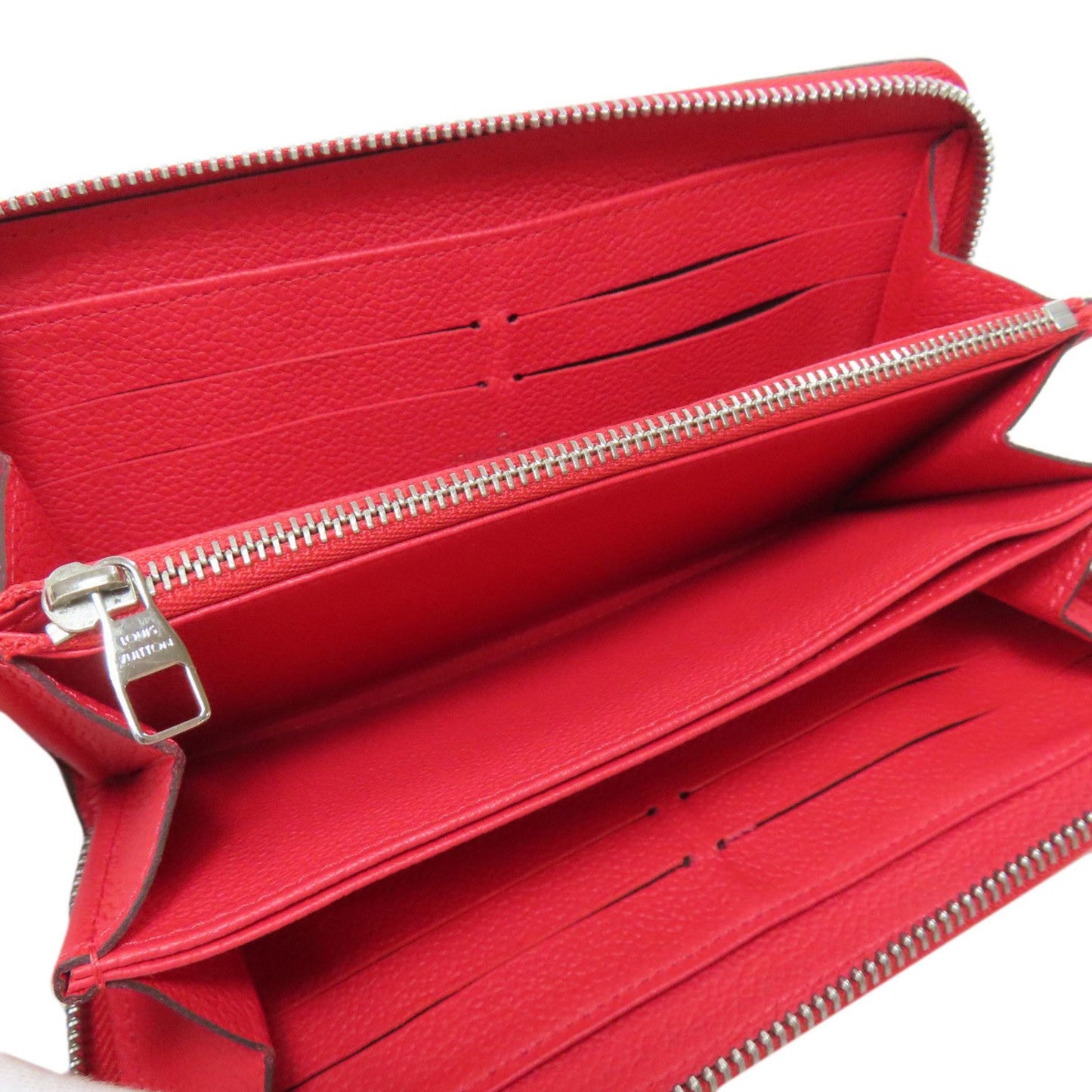 Louis Vuitton Zippy wallet, Red, Leather, wallet
