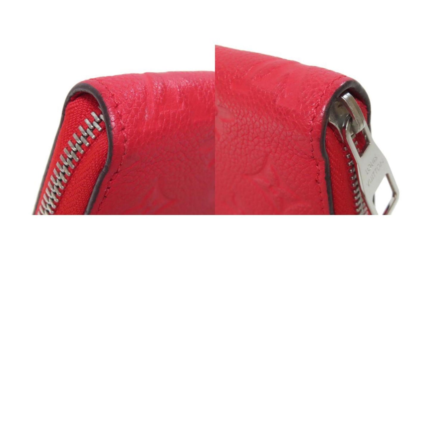 Louis Vuitton Zippy wallet, Red, Leather, wallet