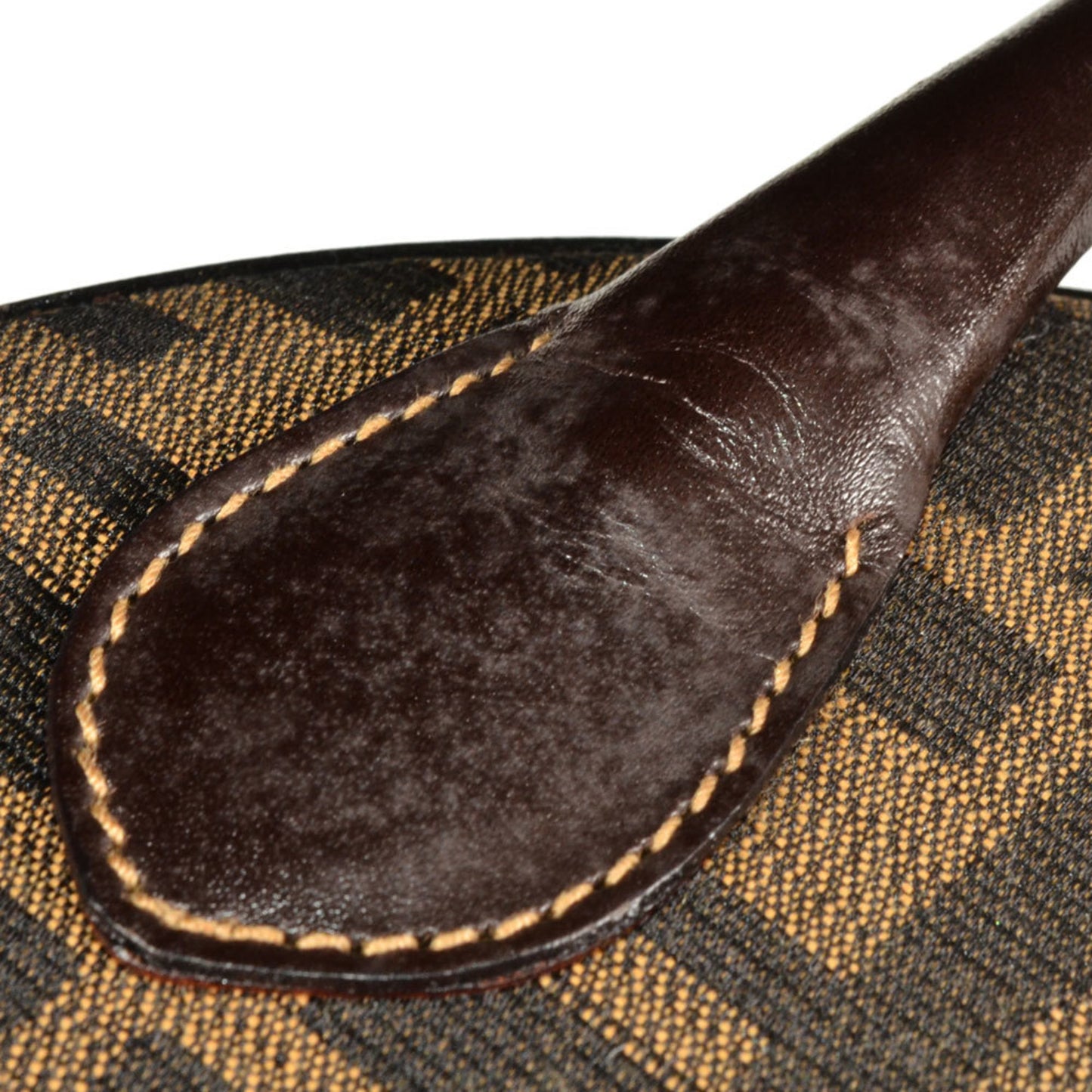 Fendi Zucchino, Brown, Canvas, handbag
