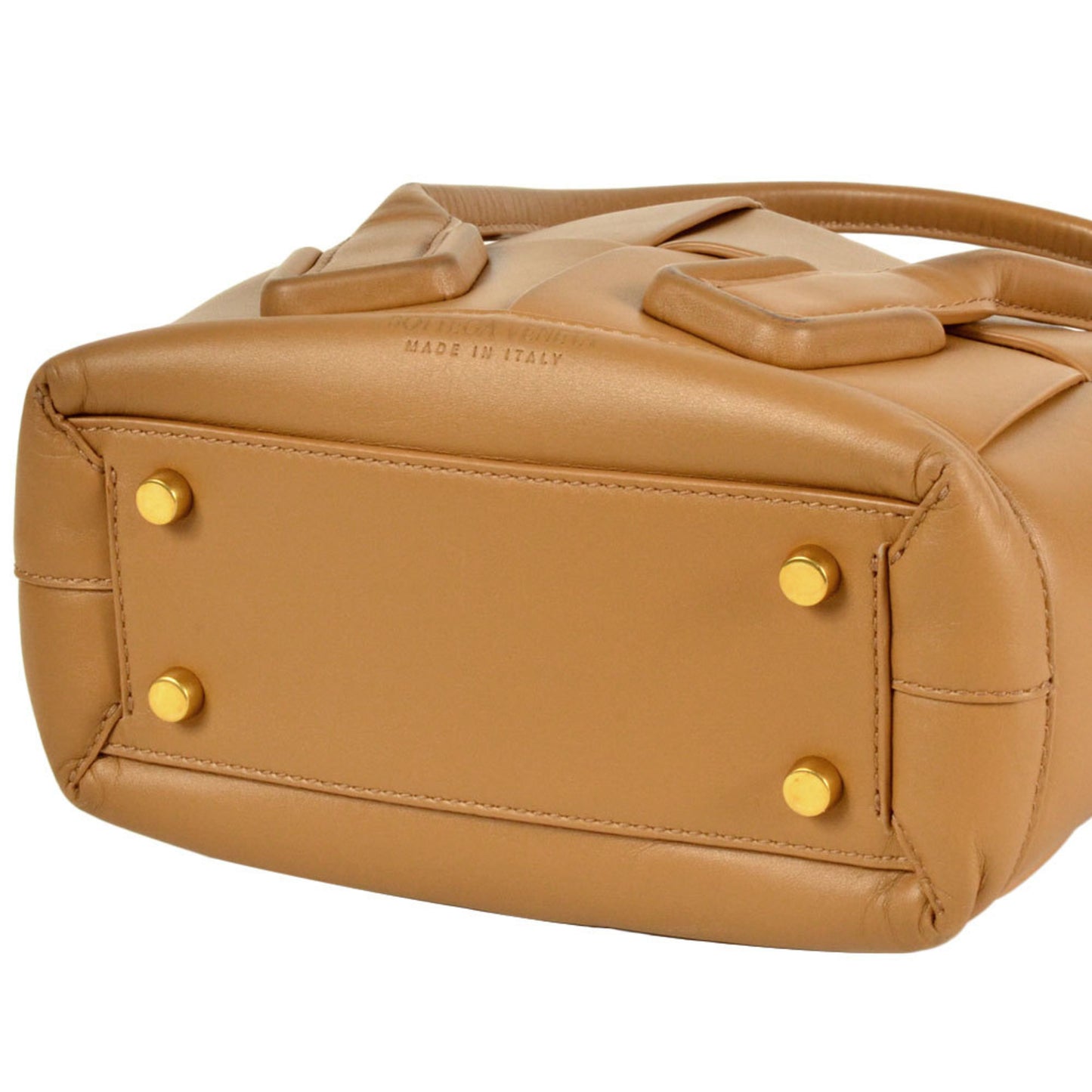 Bottega Veneta Arco, Brown, Leather, handbag