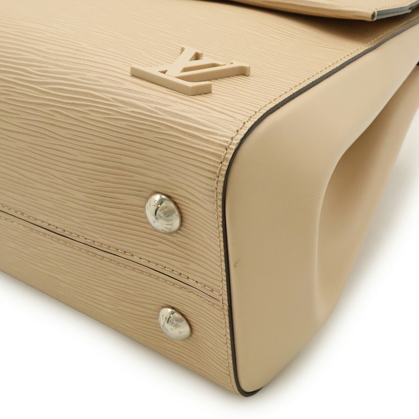 Louis Vuitton Cluny, Beige, Leather, handbag