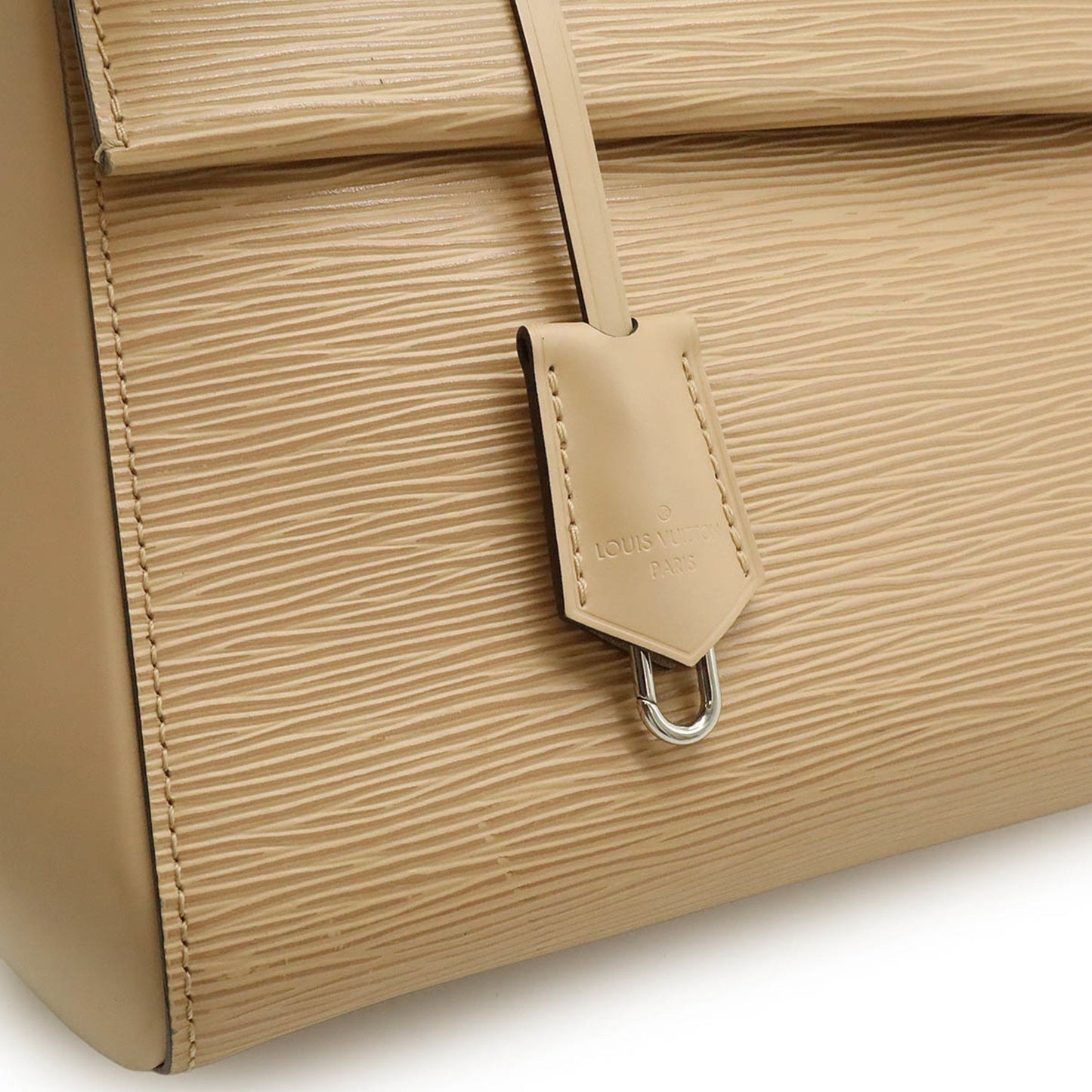 Louis Vuitton Cluny, Beige, Leather, handbag