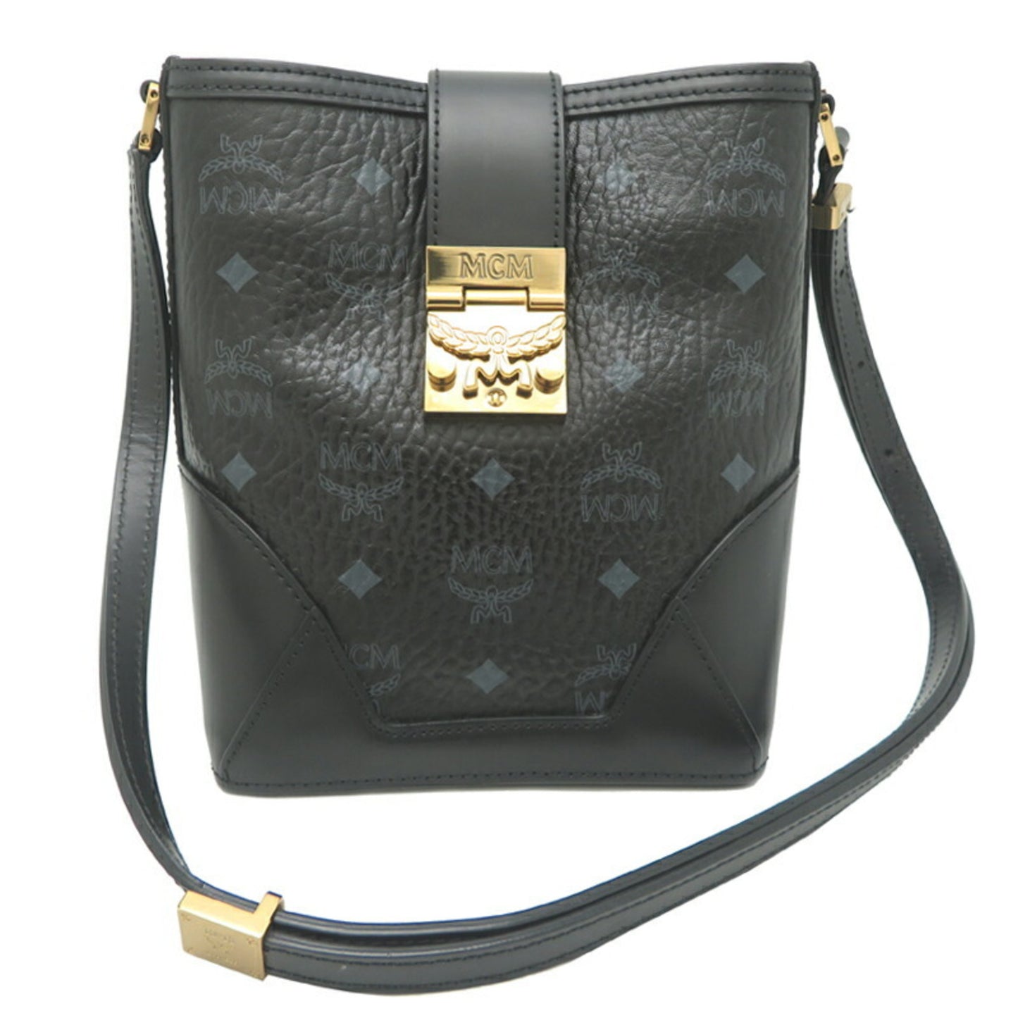 MCM -, Black, Leather, shoulder