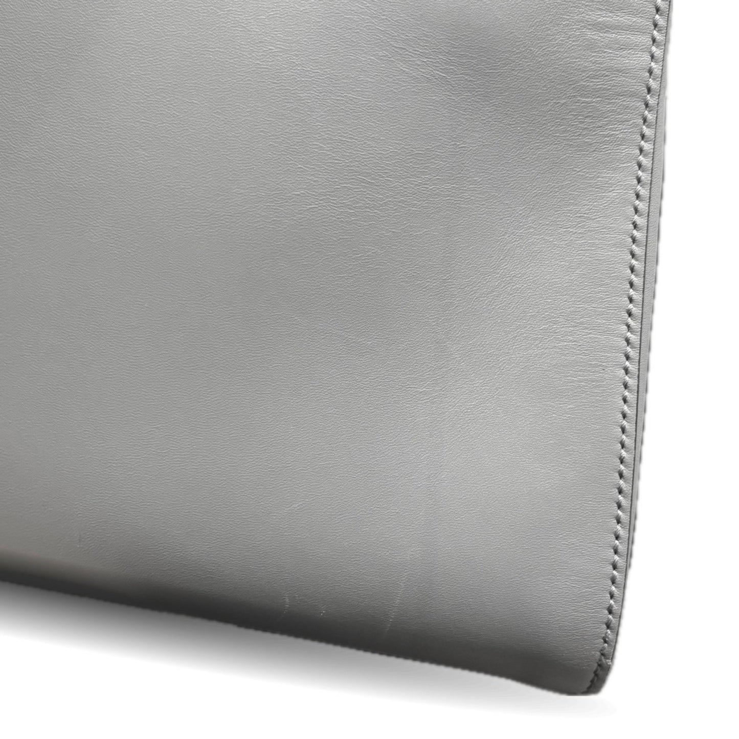Gucci Bamboo, Grey, Leather, handbag