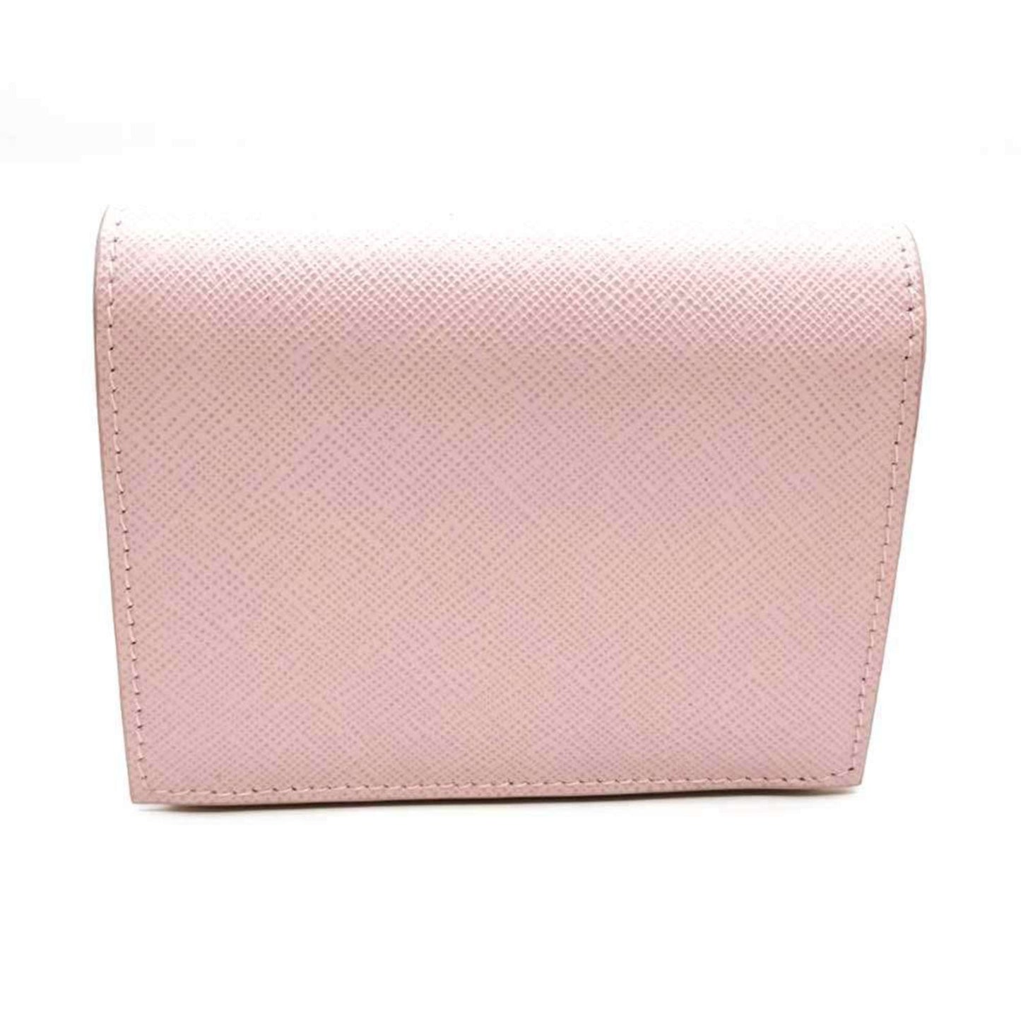 Prada Card case, Pink, Leather, wallet
