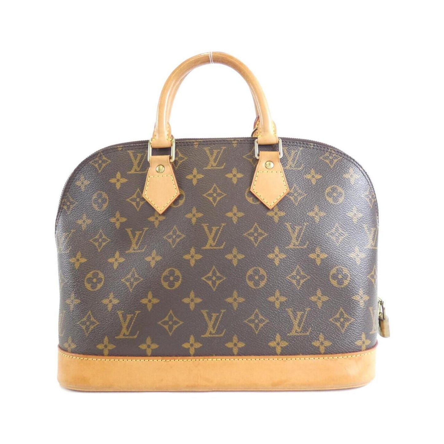 Louis Vuitton Alma, Brown, Canvas, handbag