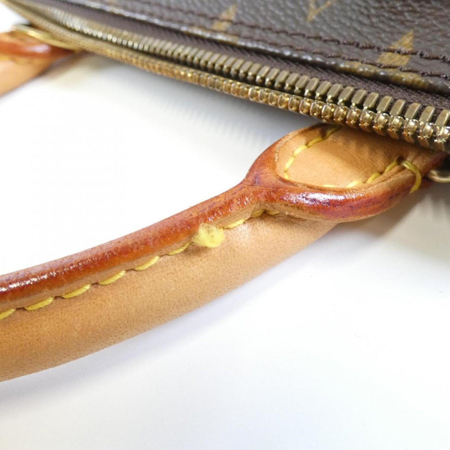 Louis Vuitton Alma, Brown, Canvas, handbag