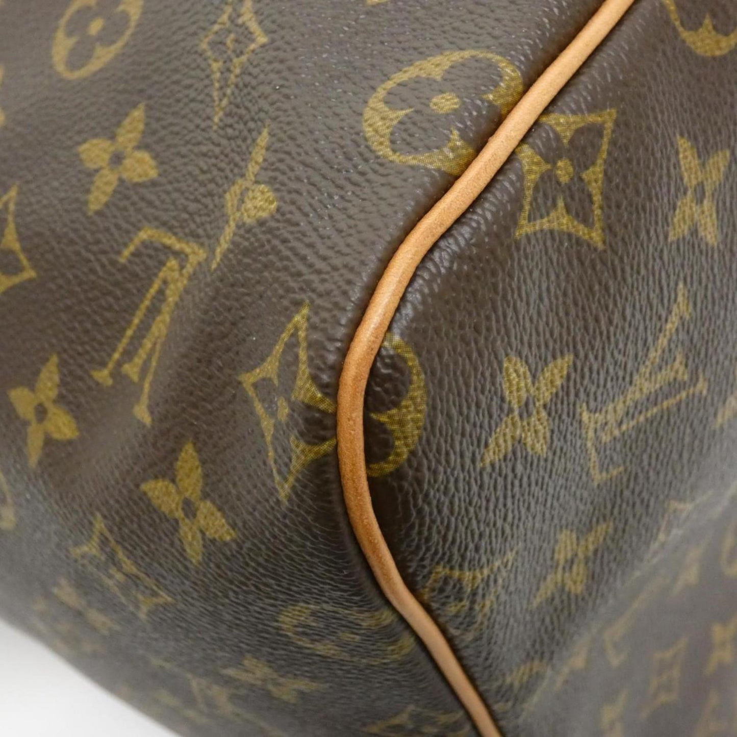 Louis Vuitton Keepall 55, Brown, Canvas, travel