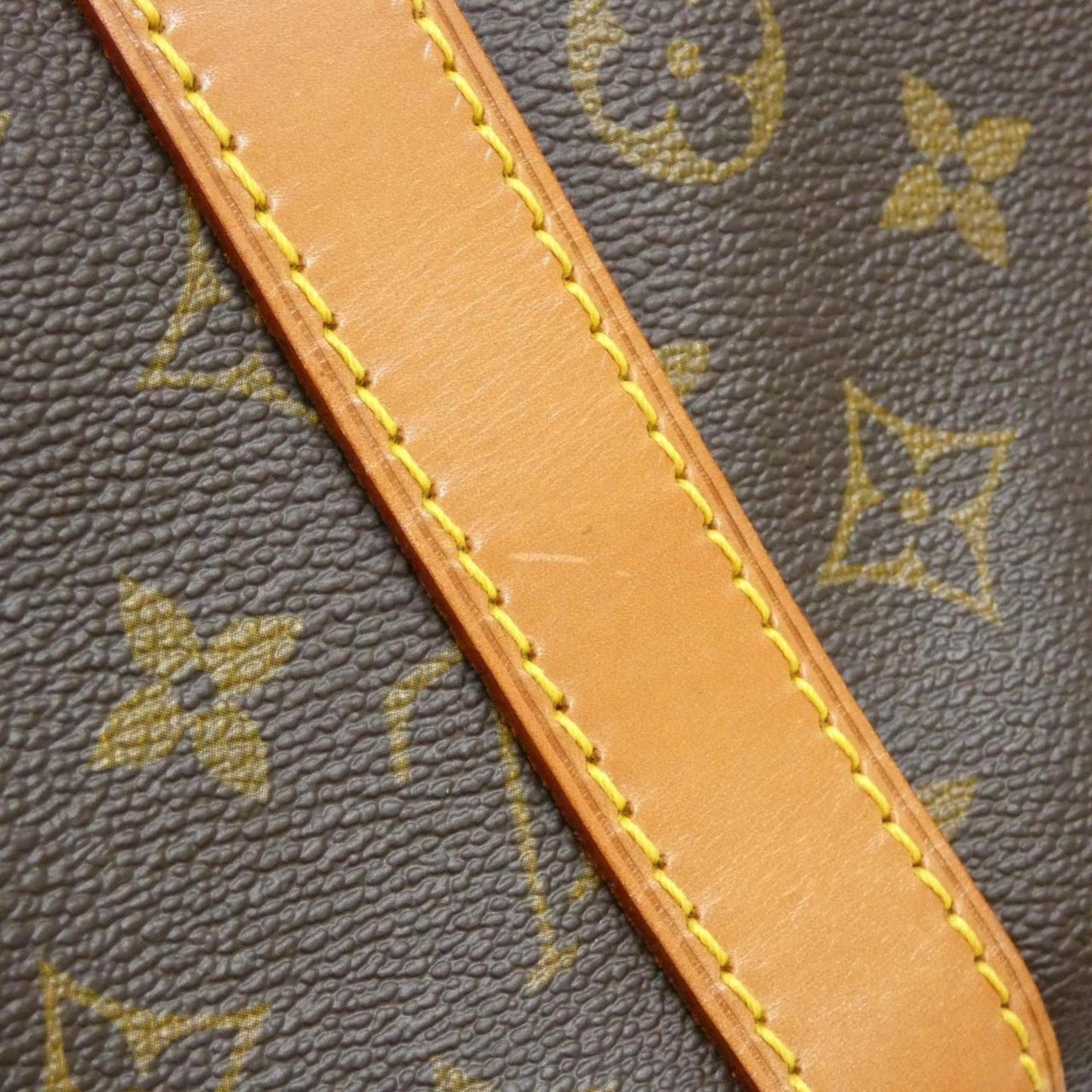 Louis Vuitton Keepall 55, Brown, Canvas, travel