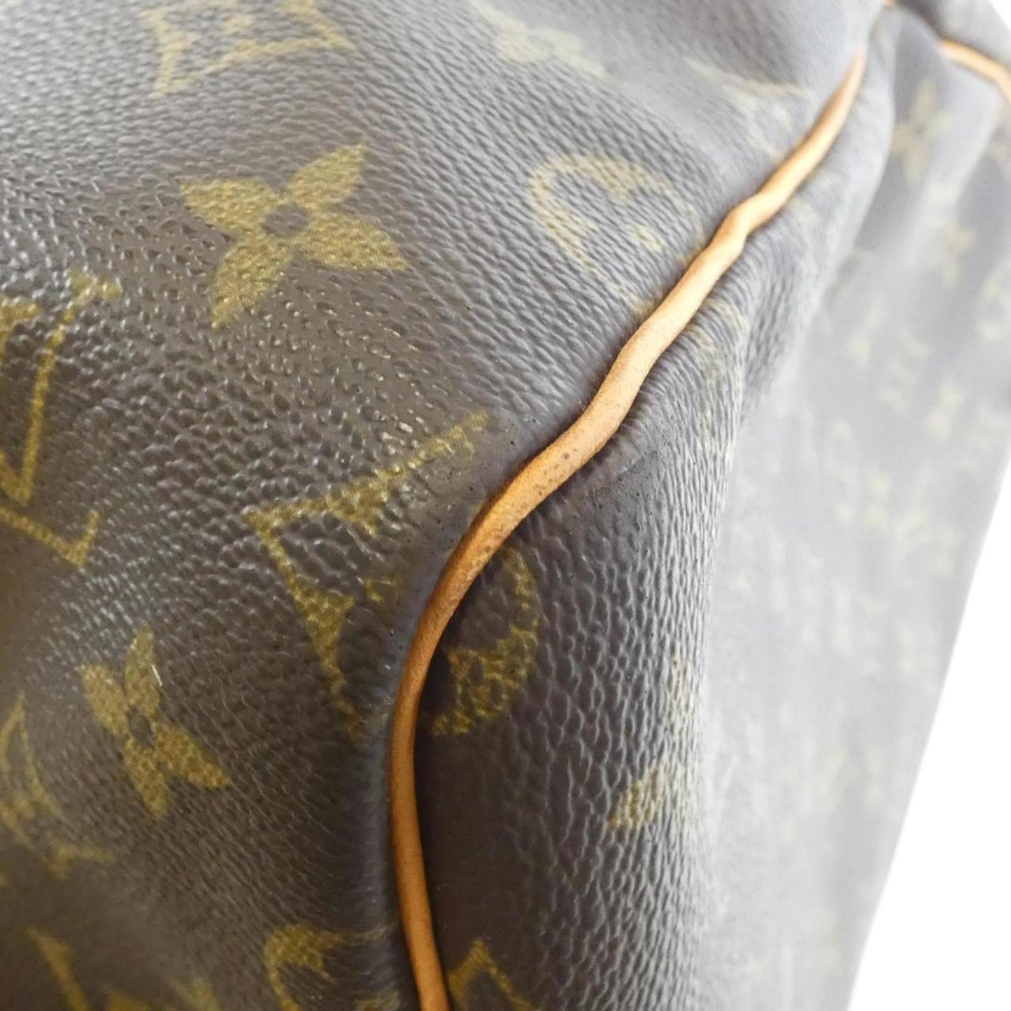 Louis Vuitton Keepall 55, Brown, Canvas, travel