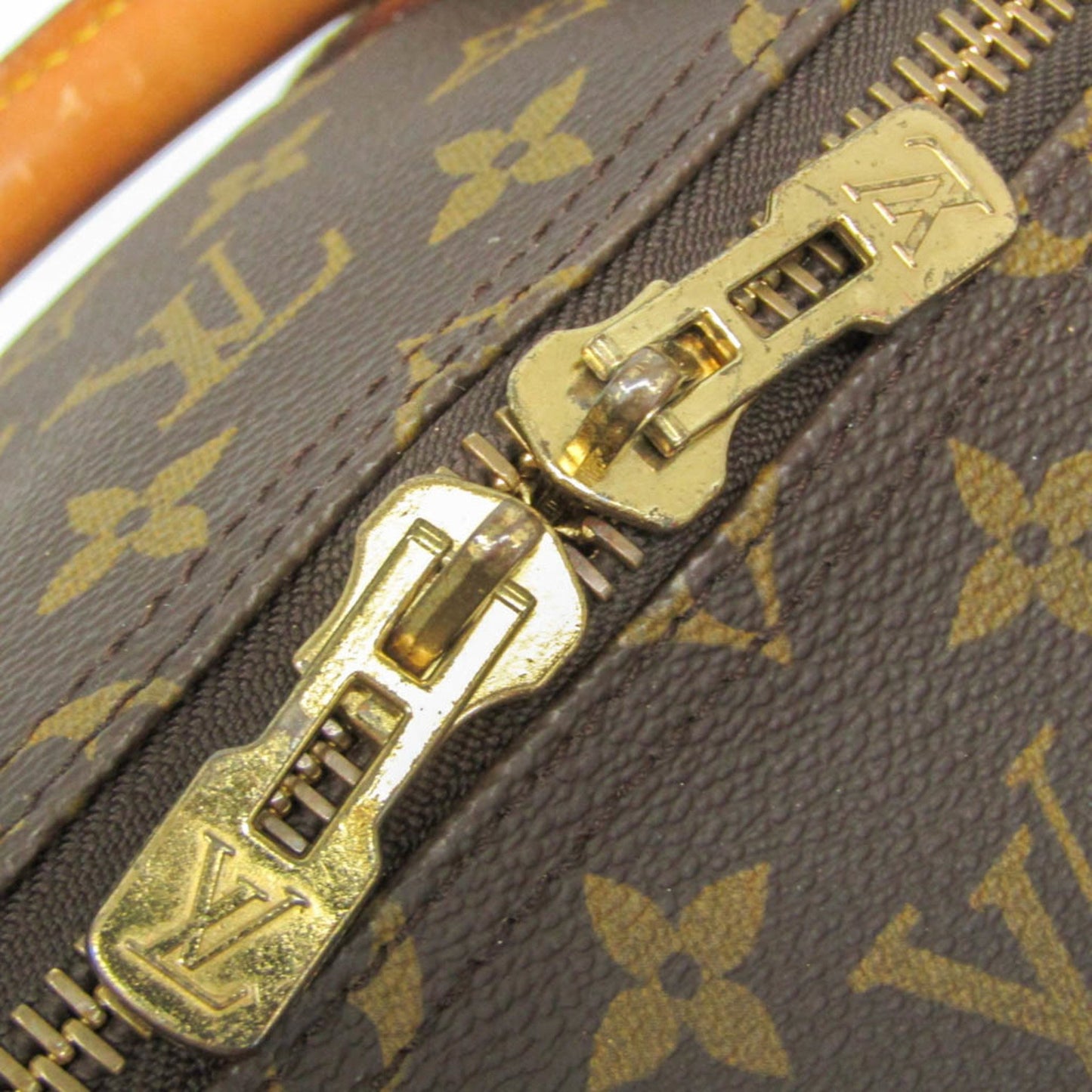 Louis Vuitton Keepall 55, Brown, Canvas, travel