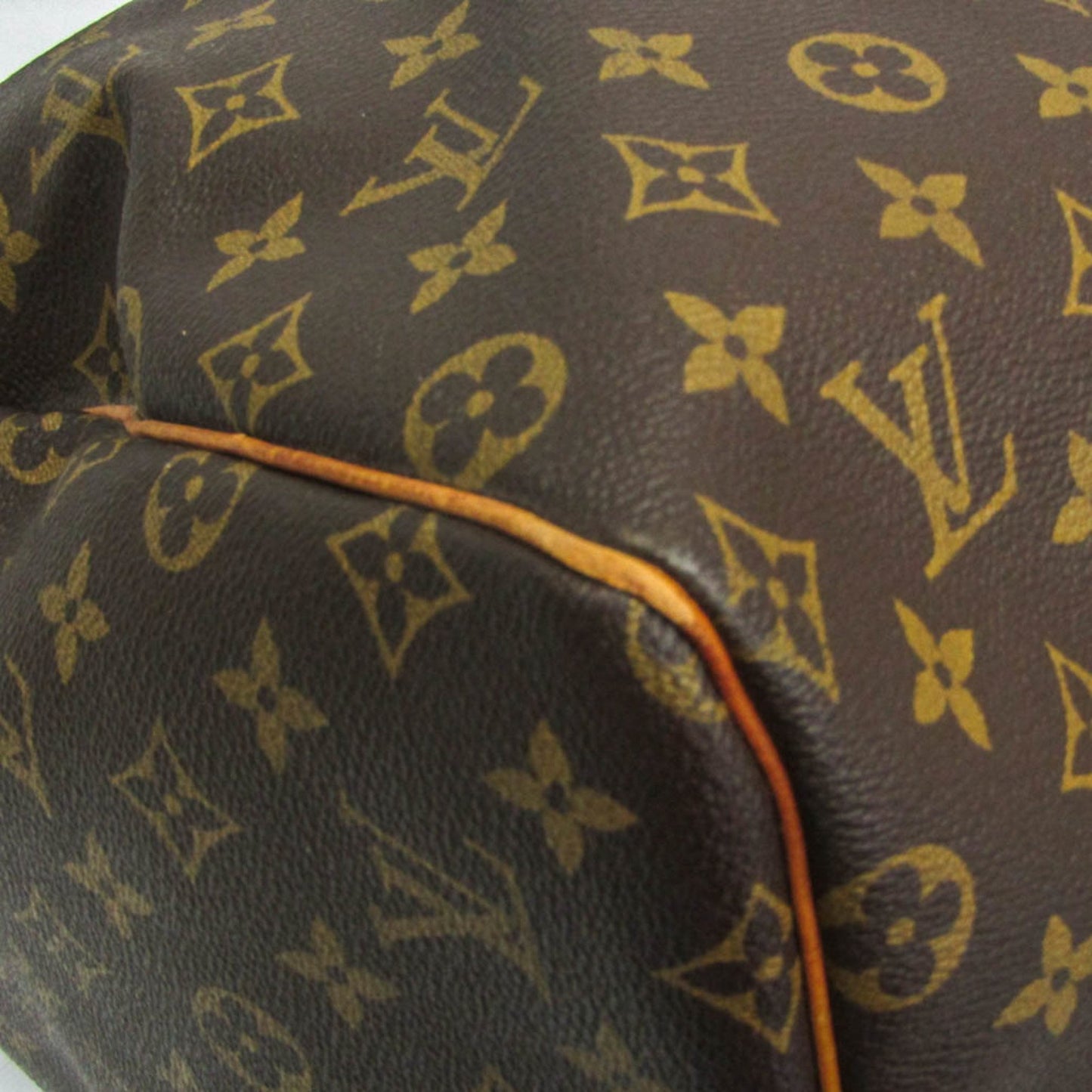 Louis Vuitton Keepall 55, Brown, Canvas, travel