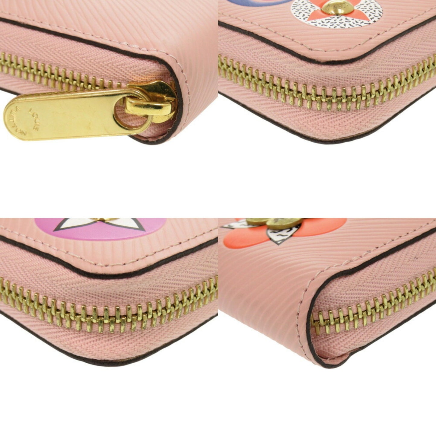 Louis Vuitton Zippy wallet, Pink, Leather, wallet