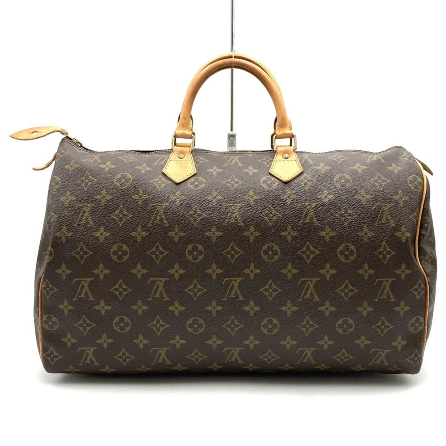 Louis Vuitton Speedy 40, Brown, Canvas, travel