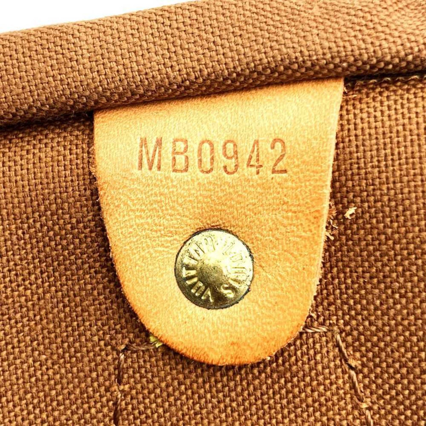 Louis Vuitton Speedy 40, Brown, Canvas, travel