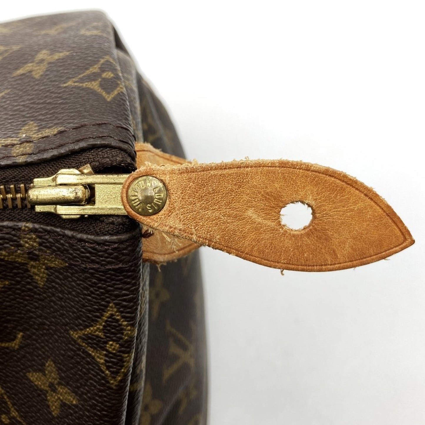 Louis Vuitton Speedy 40, Brown, Canvas, travel