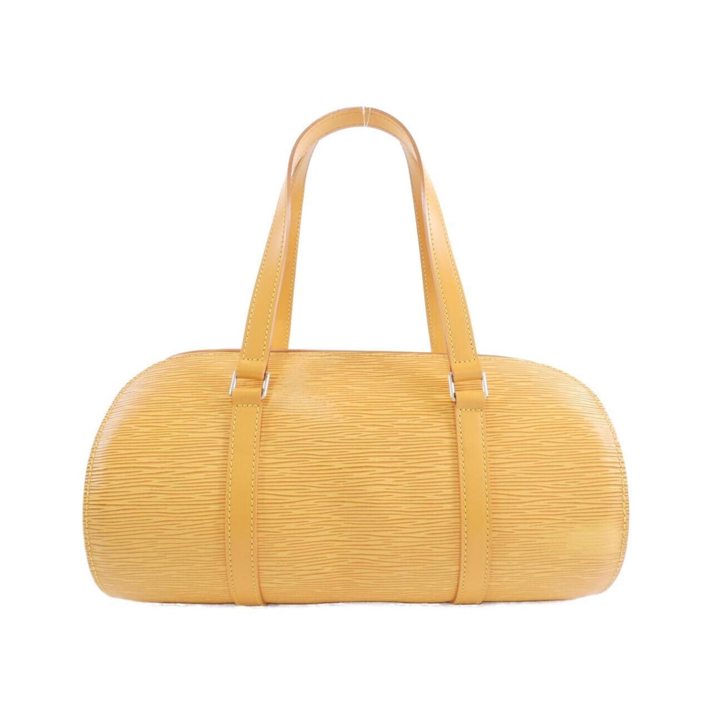 Louis Vuitton Soufflot, Yellow, Leather, handbag