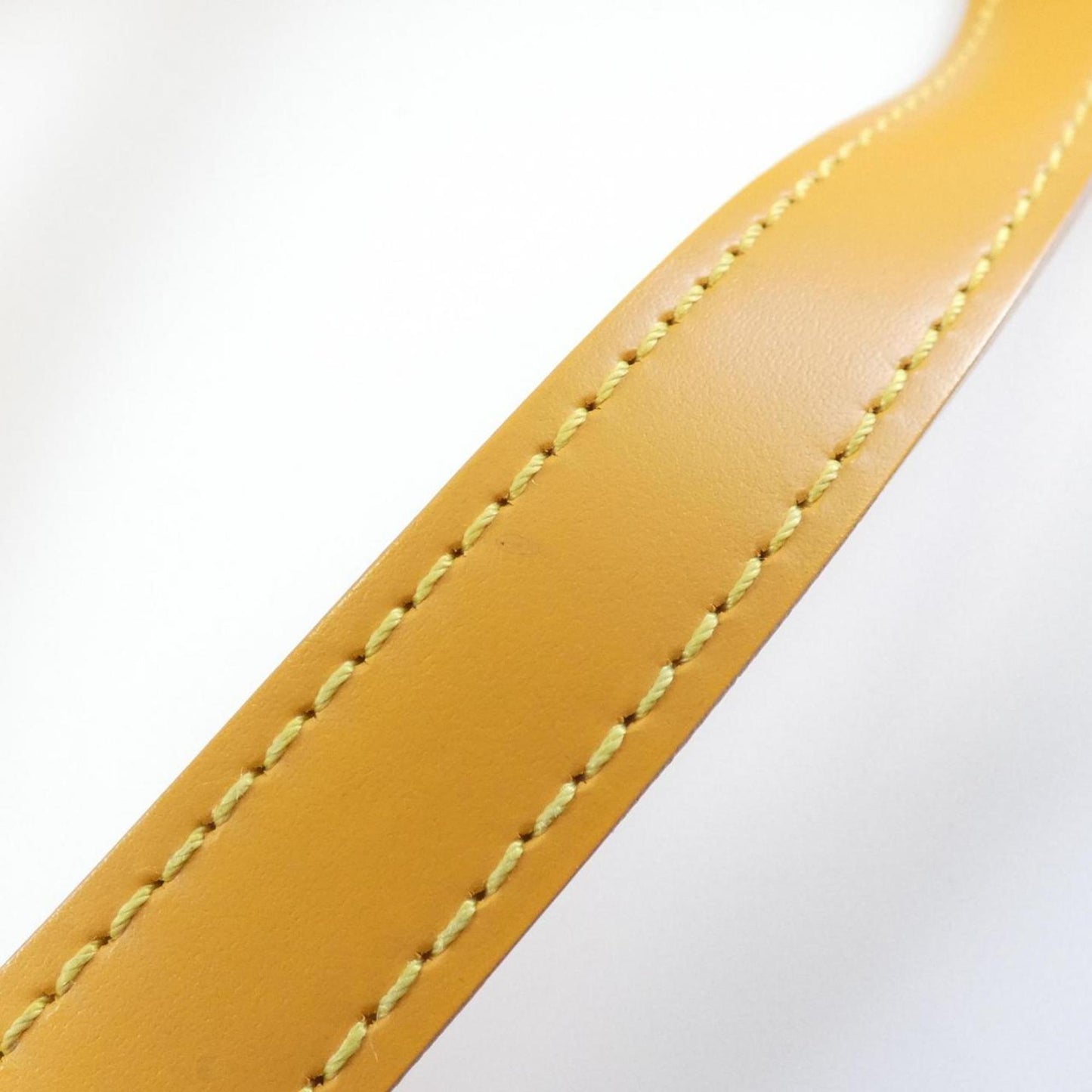 Louis Vuitton Soufflot, Yellow, Leather, handbag