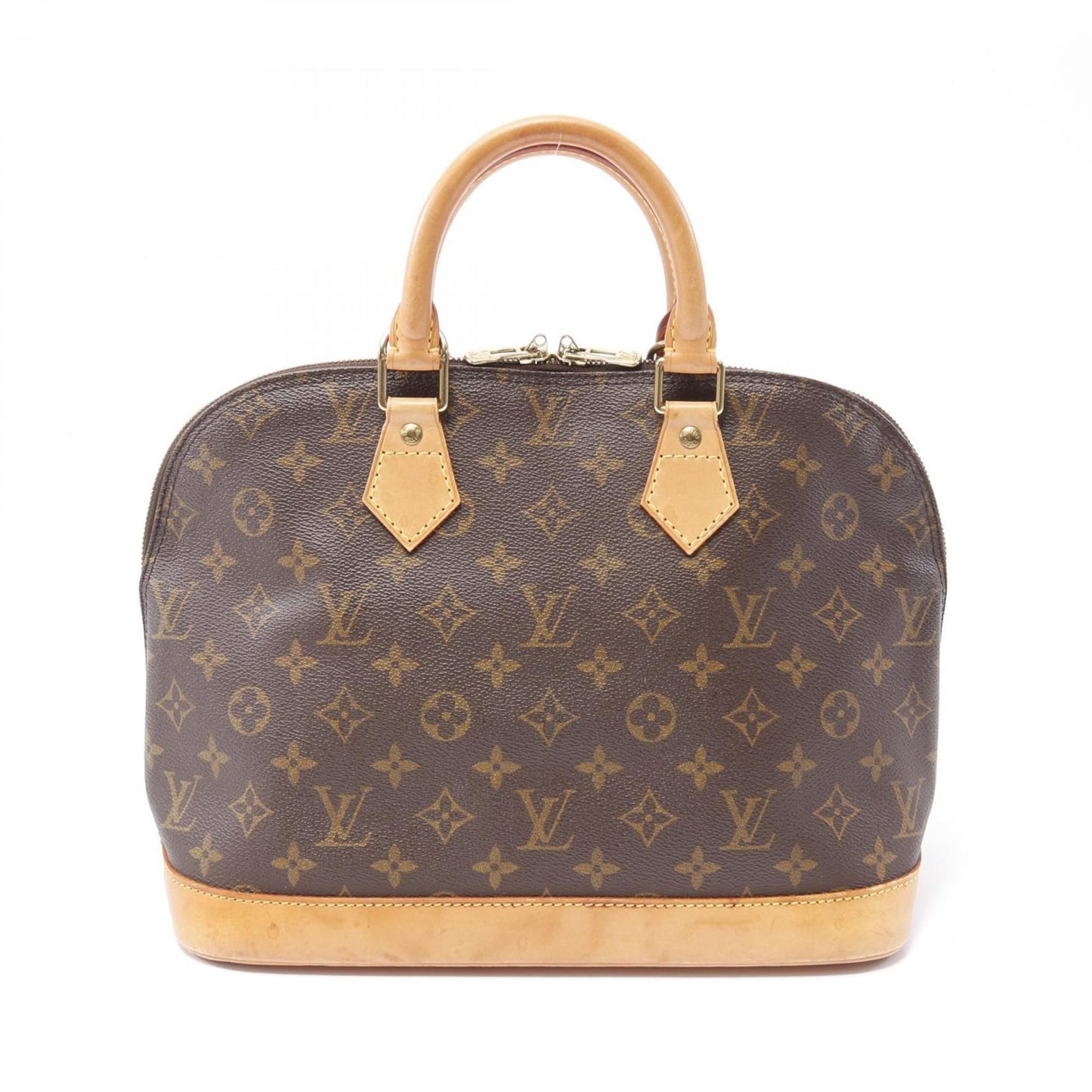 Louis Vuitton Alma, Brown, Canvas, handbag